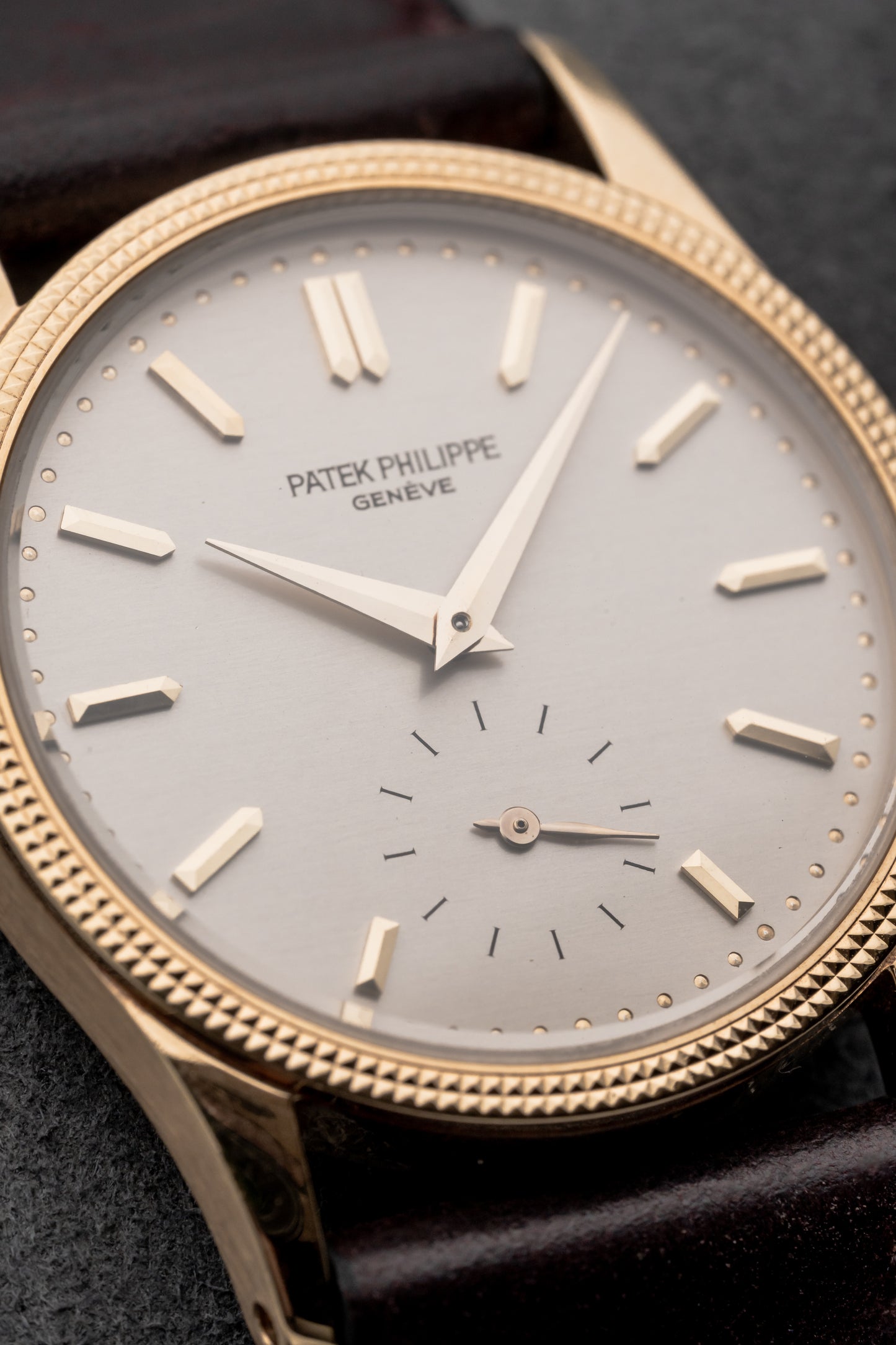 Patek Philippe Calatrava 3796D Hobnail, Silver Dial