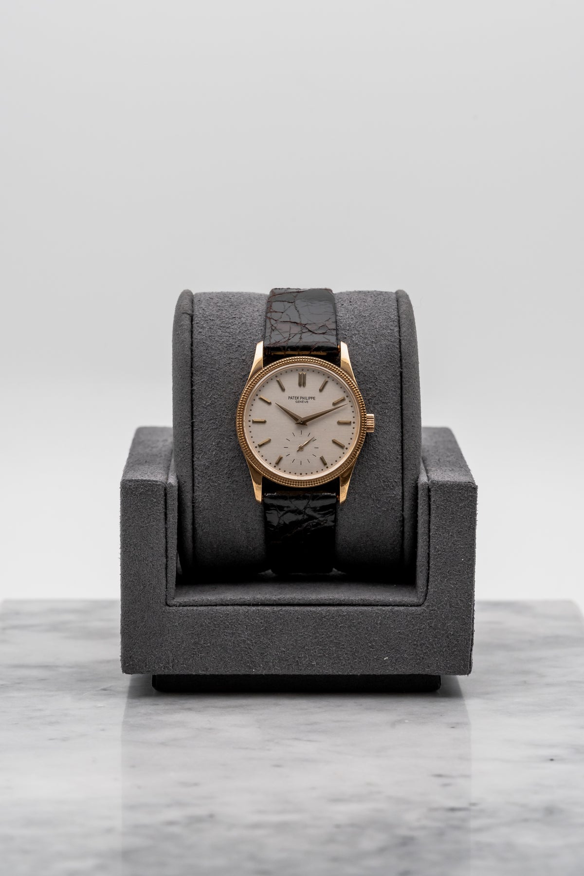 Patek Philippe Calatrava 3796D Hobnail Silver Dial