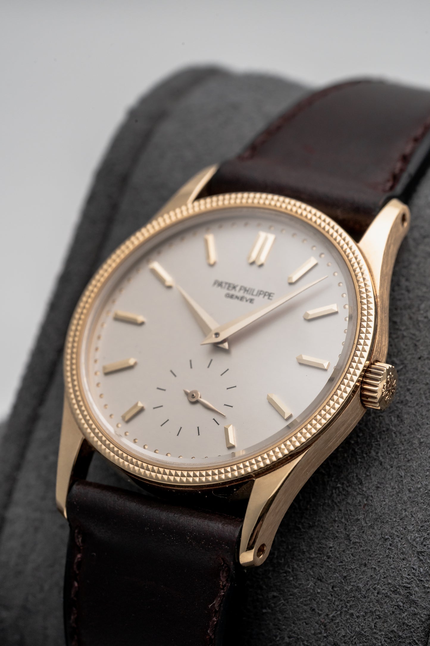 Patek Philippe Calatrava 3796D Hobnail, Silver Dial