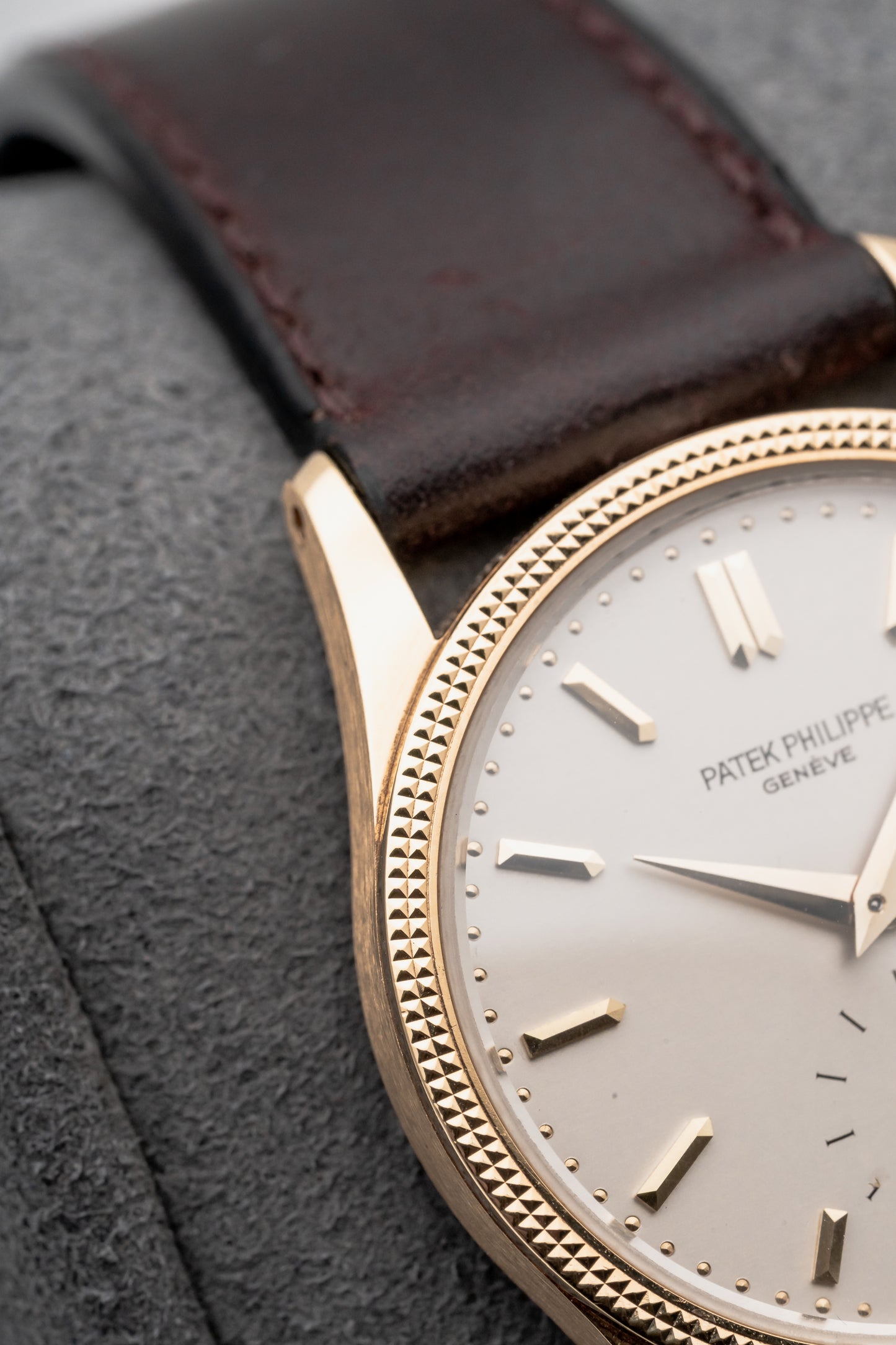 Patek Philippe Calatrava 3796D Hobnail, Silver Dial
