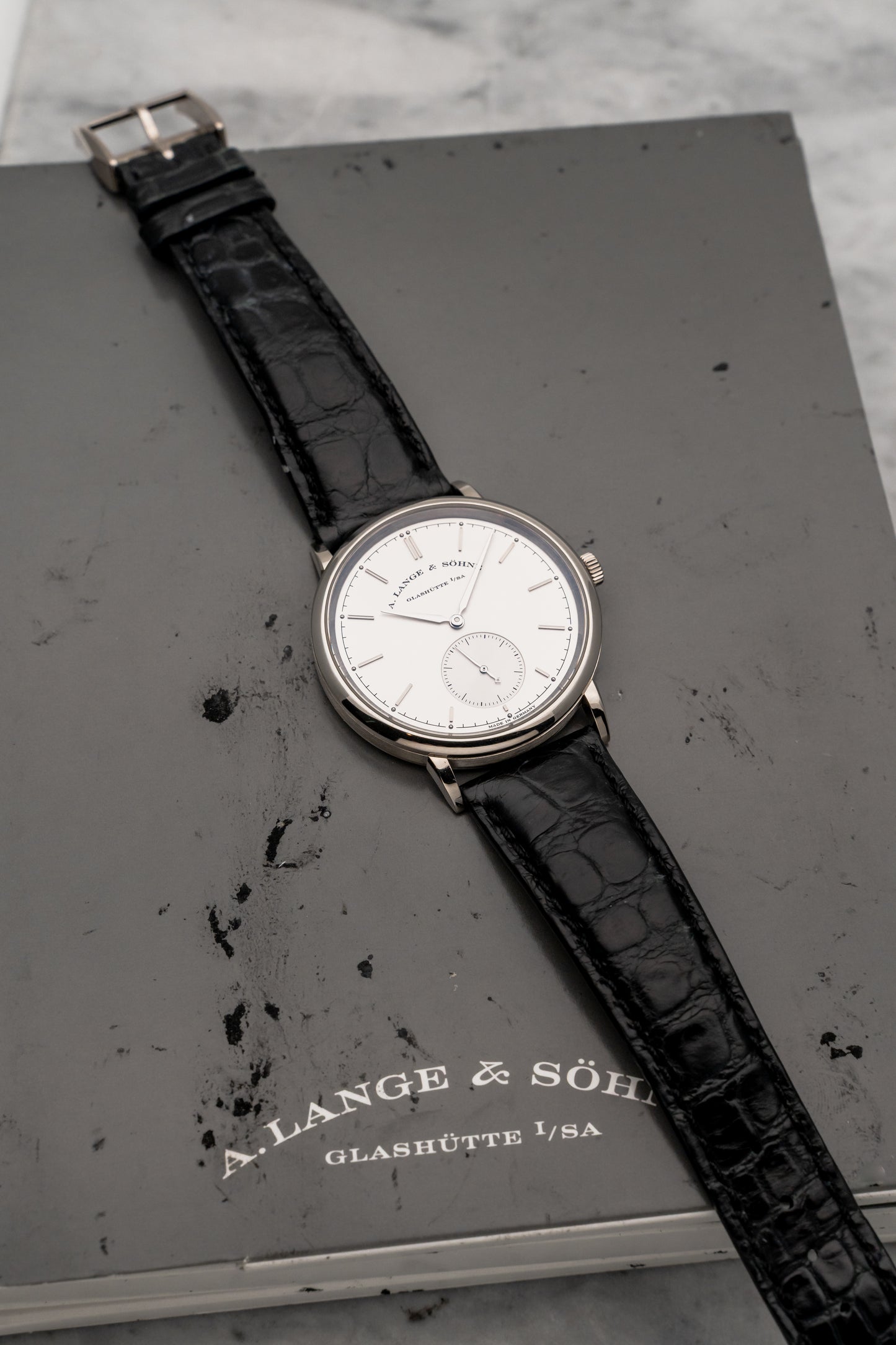 A. Lange & Söhne Saxonia Automatic 380.026 Silver Dial