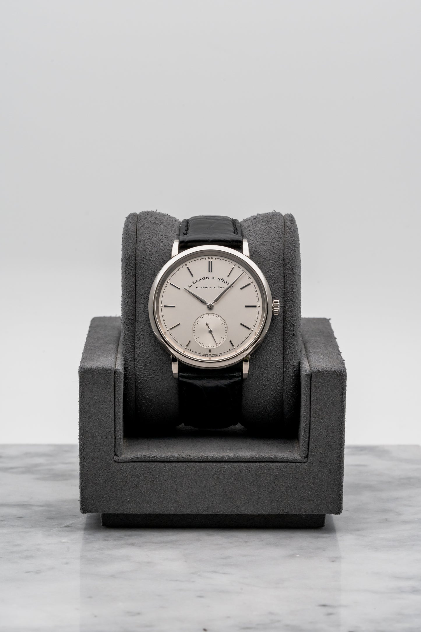 A. Lange & Söhne Saxonia Automatic 380.026 Silver Dial