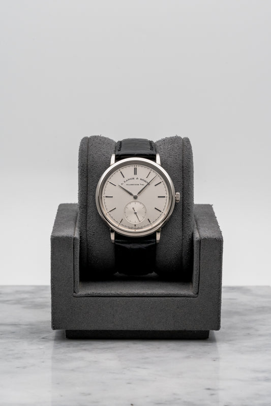 A. Lange & Söhne Saxonia Automatic 380.026 Silver Dial