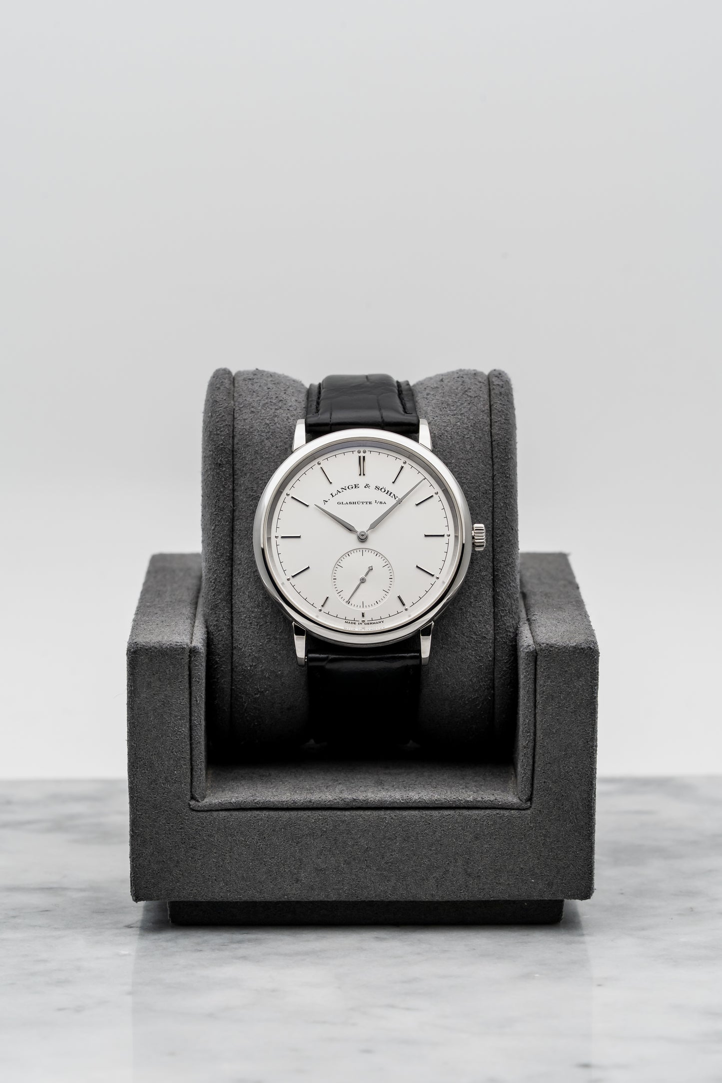 A. Lange & Söhne Saxonia Automatic 380.026 – 18K White Gold