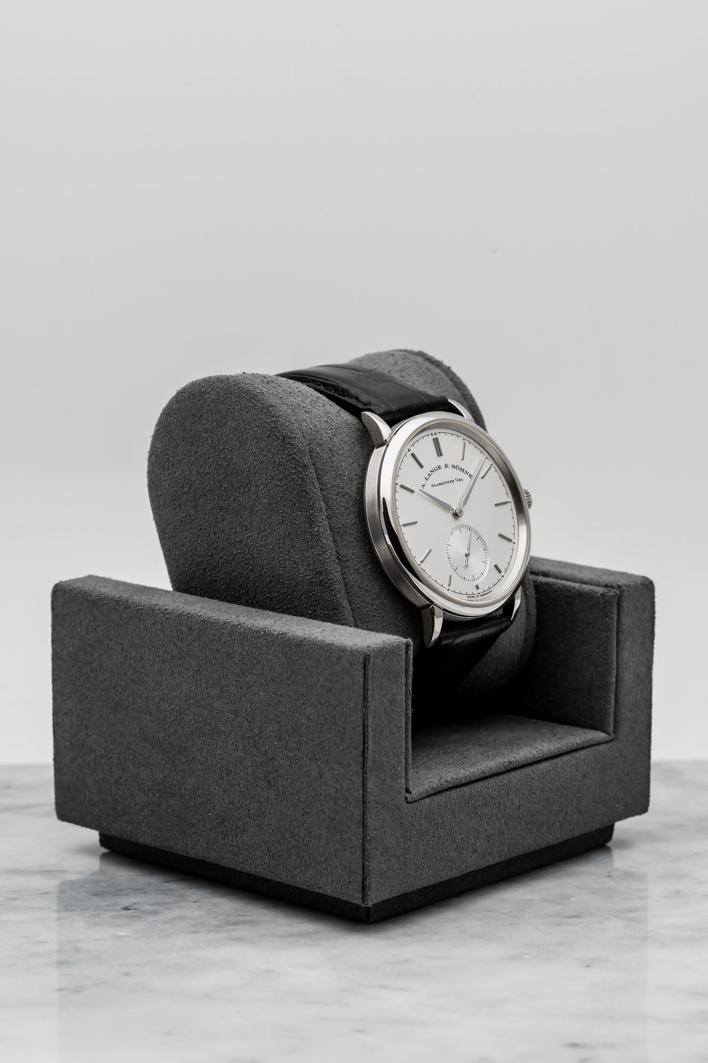A. Lange & Söhne Saxonia Automatic 380.026 – 18K White Gold