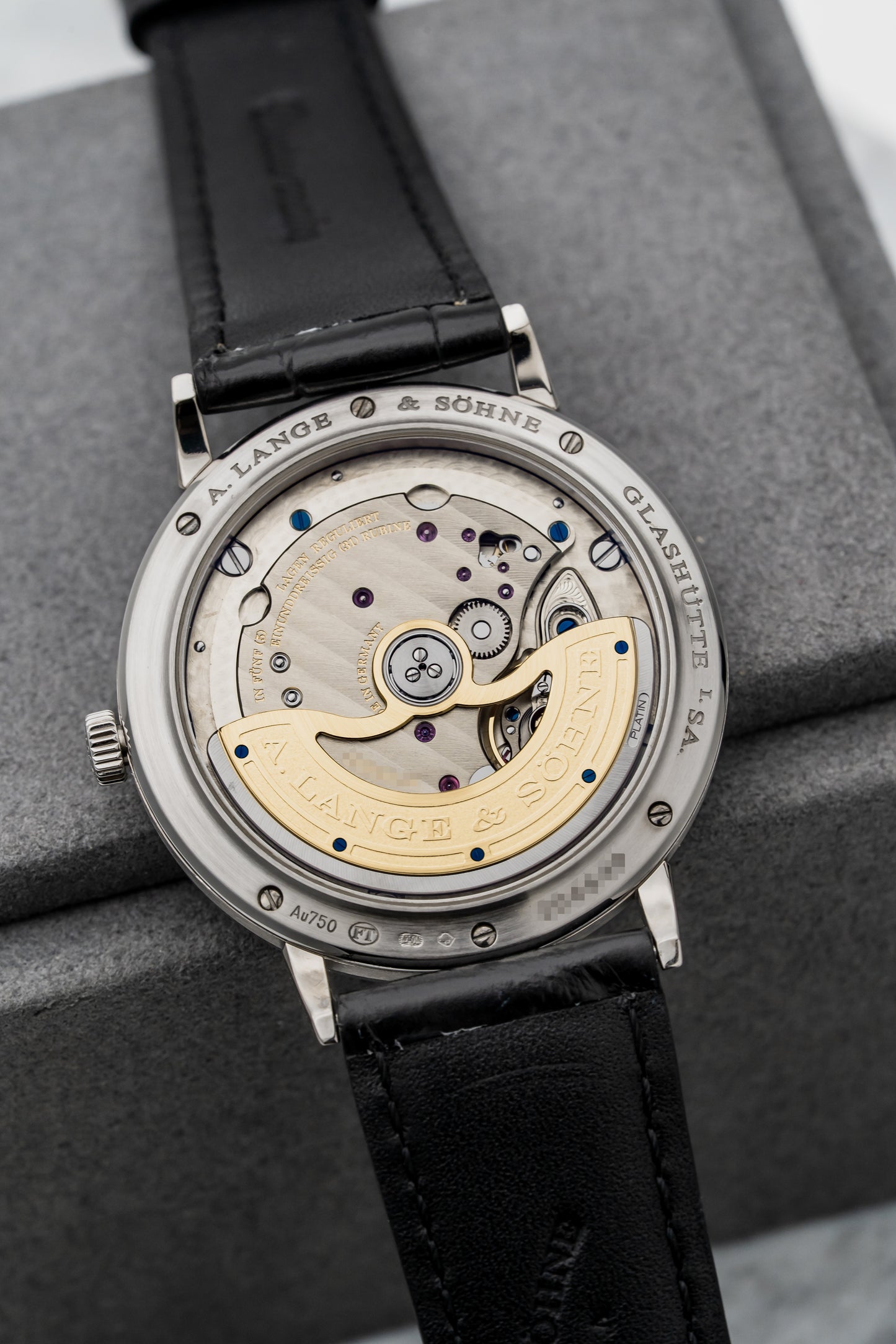 A. Lange & Söhne Saxonia Automatic 380.026 – 18K White Gold