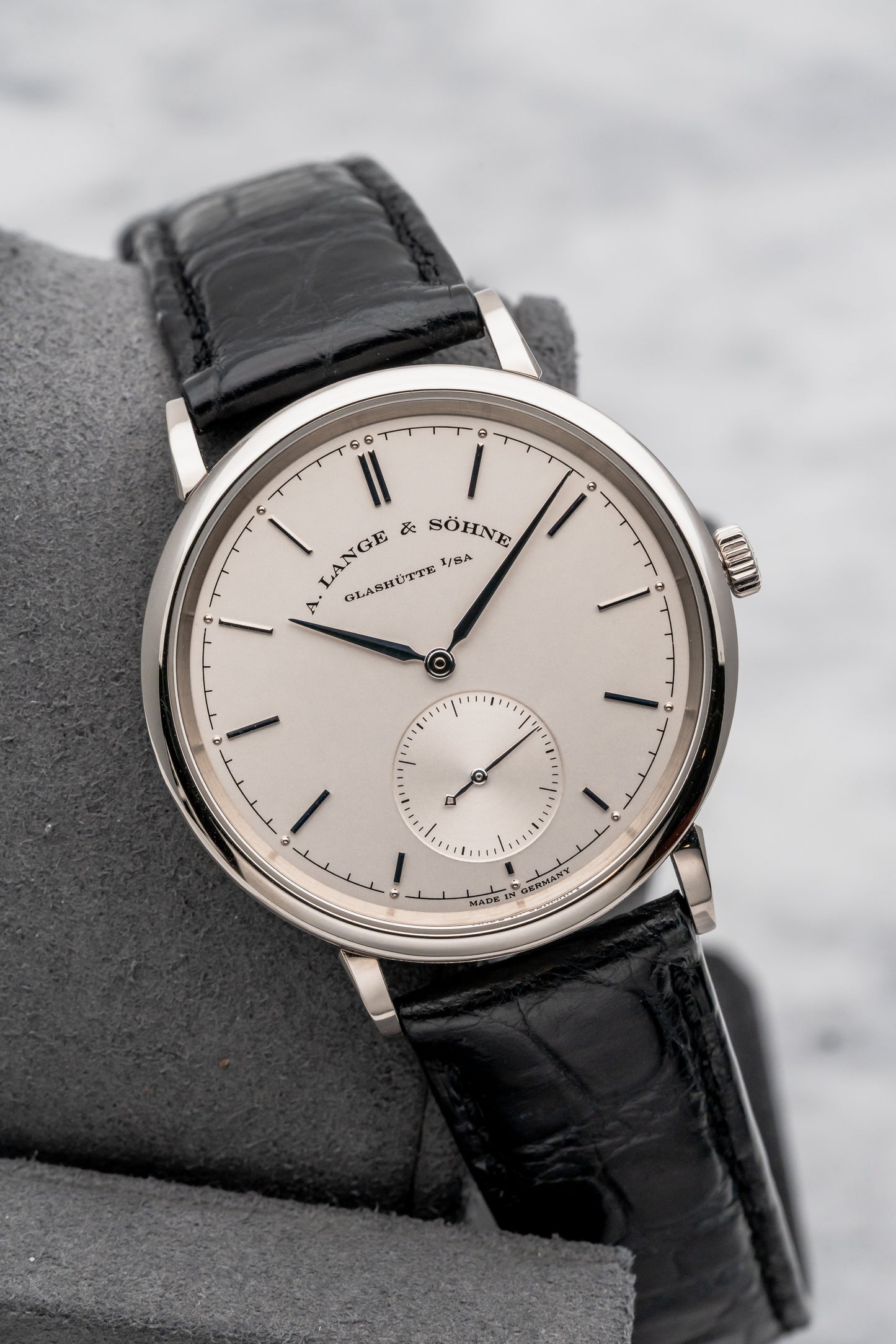 A. Lange & Söhne Saxonia Automatic 380.026 Silver Dial
