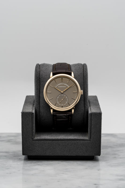 A. Lange & Söhne Saxonia 380.042 Rose Gold, Brown Dial
