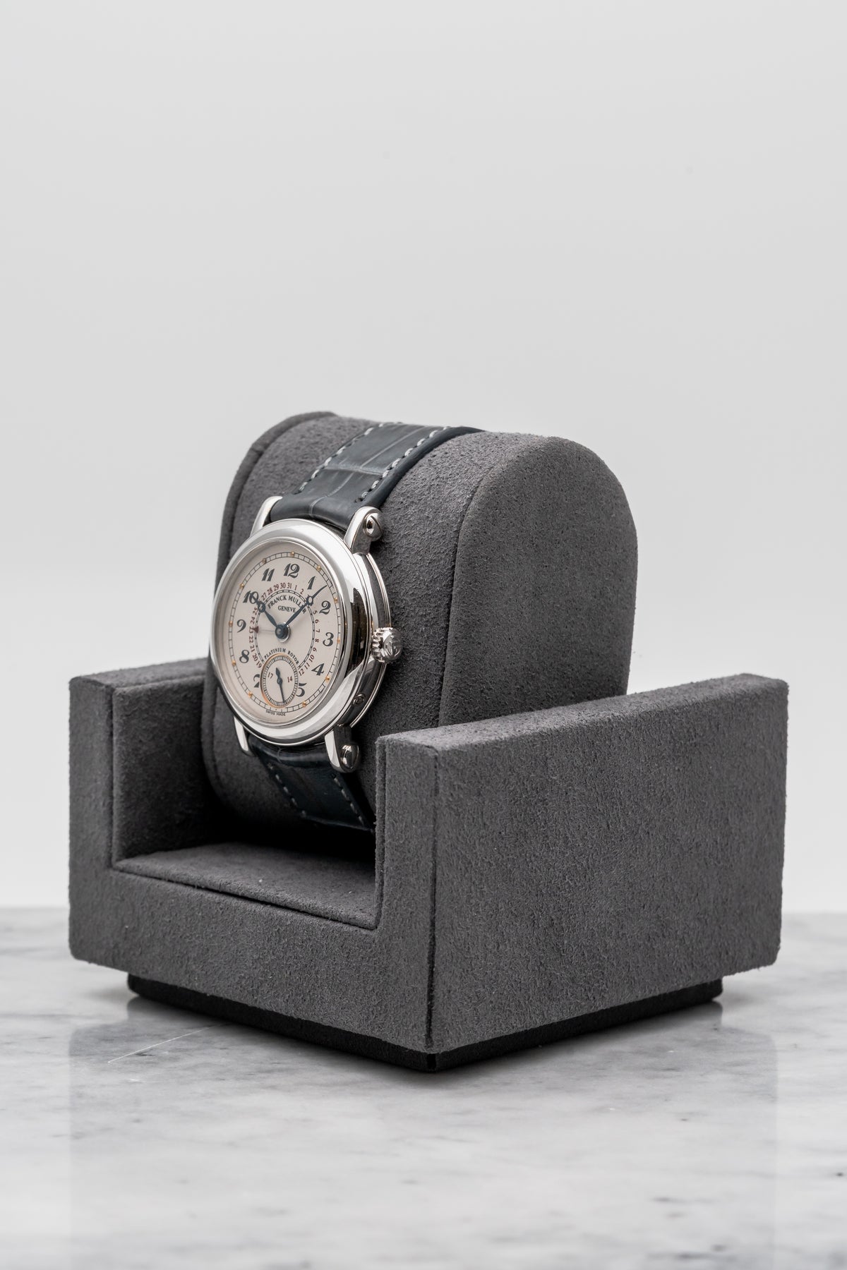 Franck Muller Platinum Rotor 3801 S6Q Silver Dial