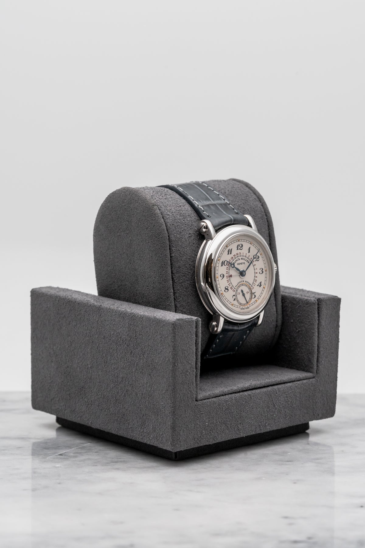 Franck Muller Platinum Rotor 3801 S6Q Silver Dial