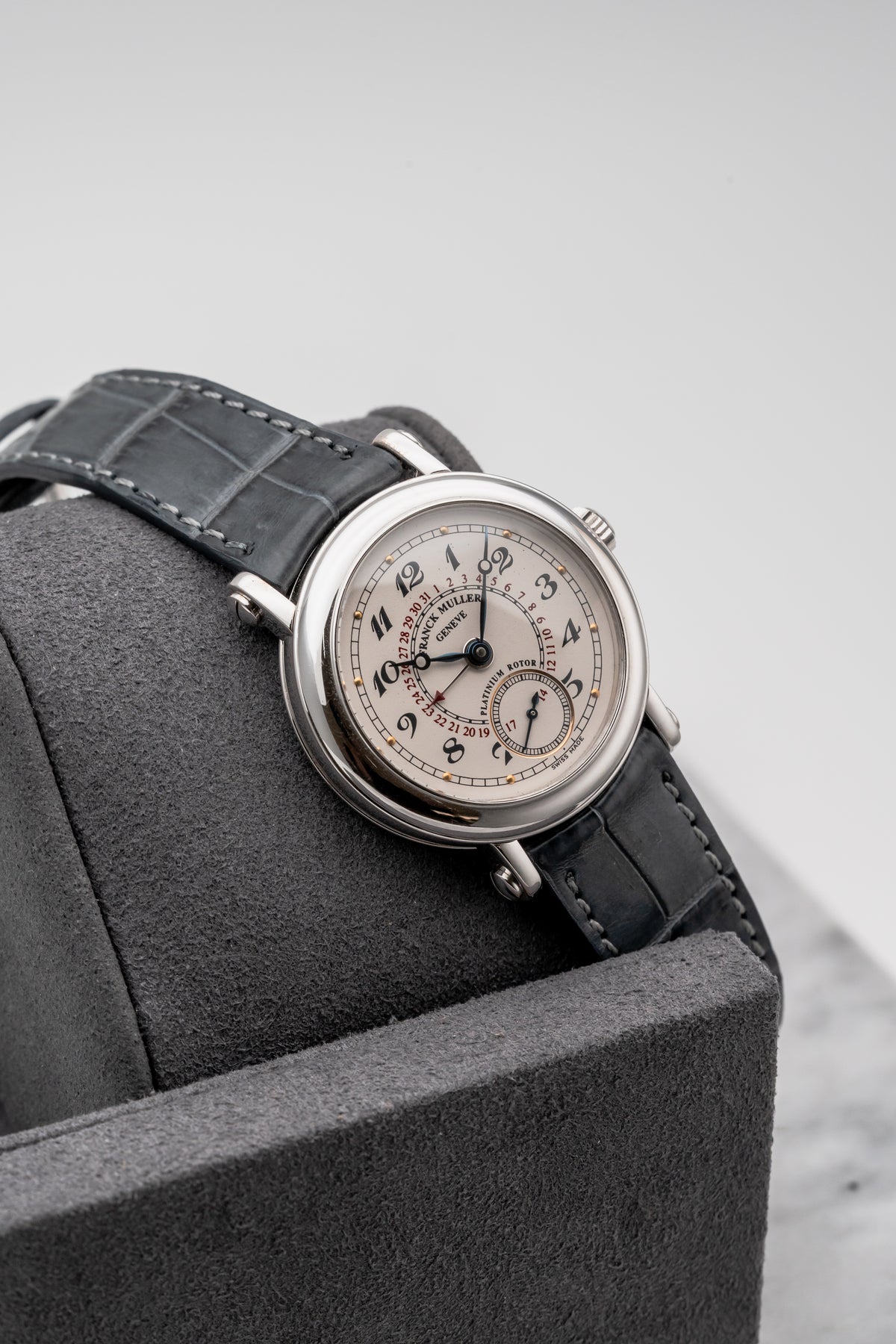 Franck Muller Platinum Rotor 3801 S6Q Silver Dial