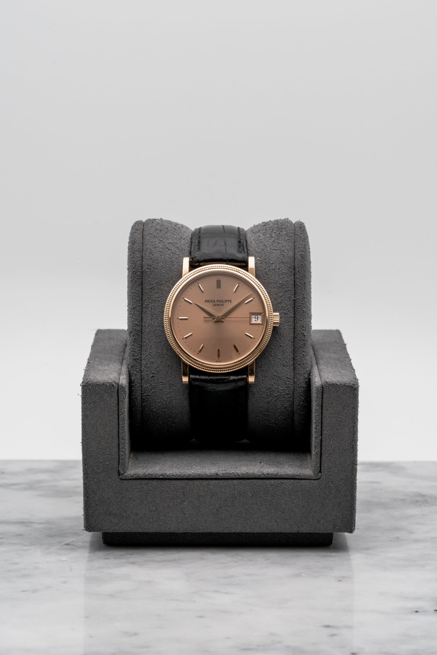 Patek Philippe Calatrava Clous de Paris 3802/200R-001 Pink on Pink