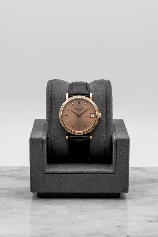 Patek Philippe Calatrava Clous de Paris 3802/200R-001 Pink on Pink