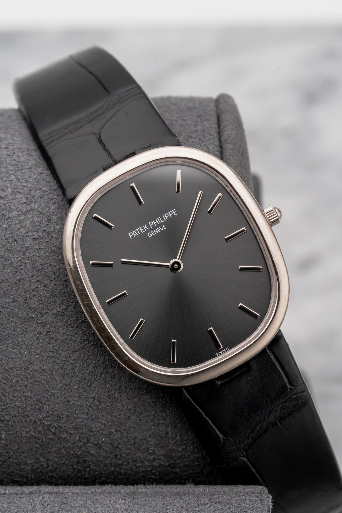 Patek Philippe Golden Ellipse 3738G Grey Dial