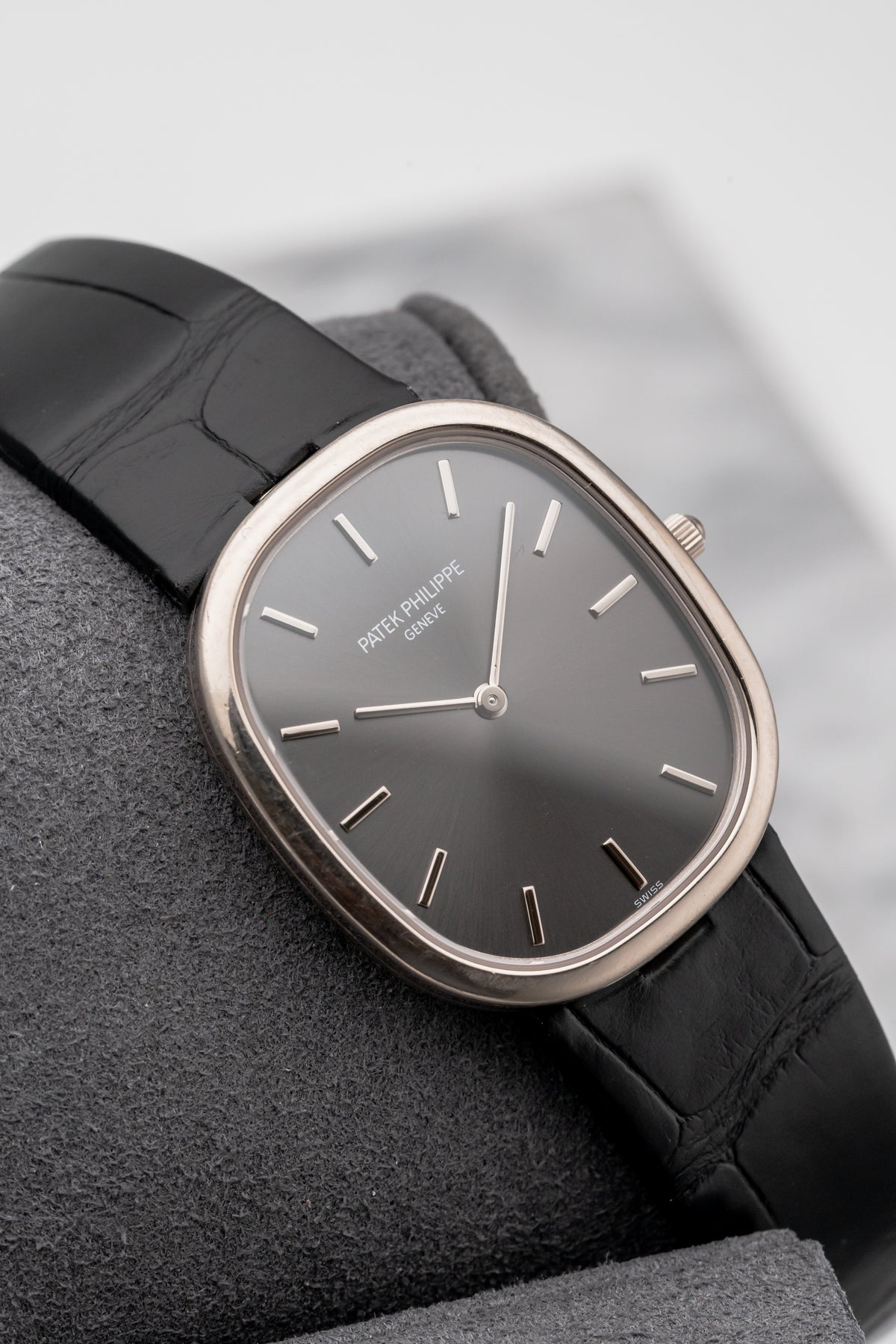 Patek Philippe Golden Ellipse 3738G Grey Dial