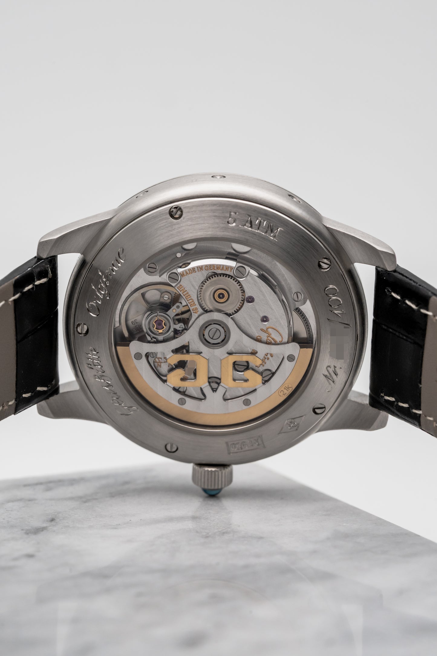 Glashütte Original Senator Perpetual Calendar 39-50-08-15-04, Blue Dial