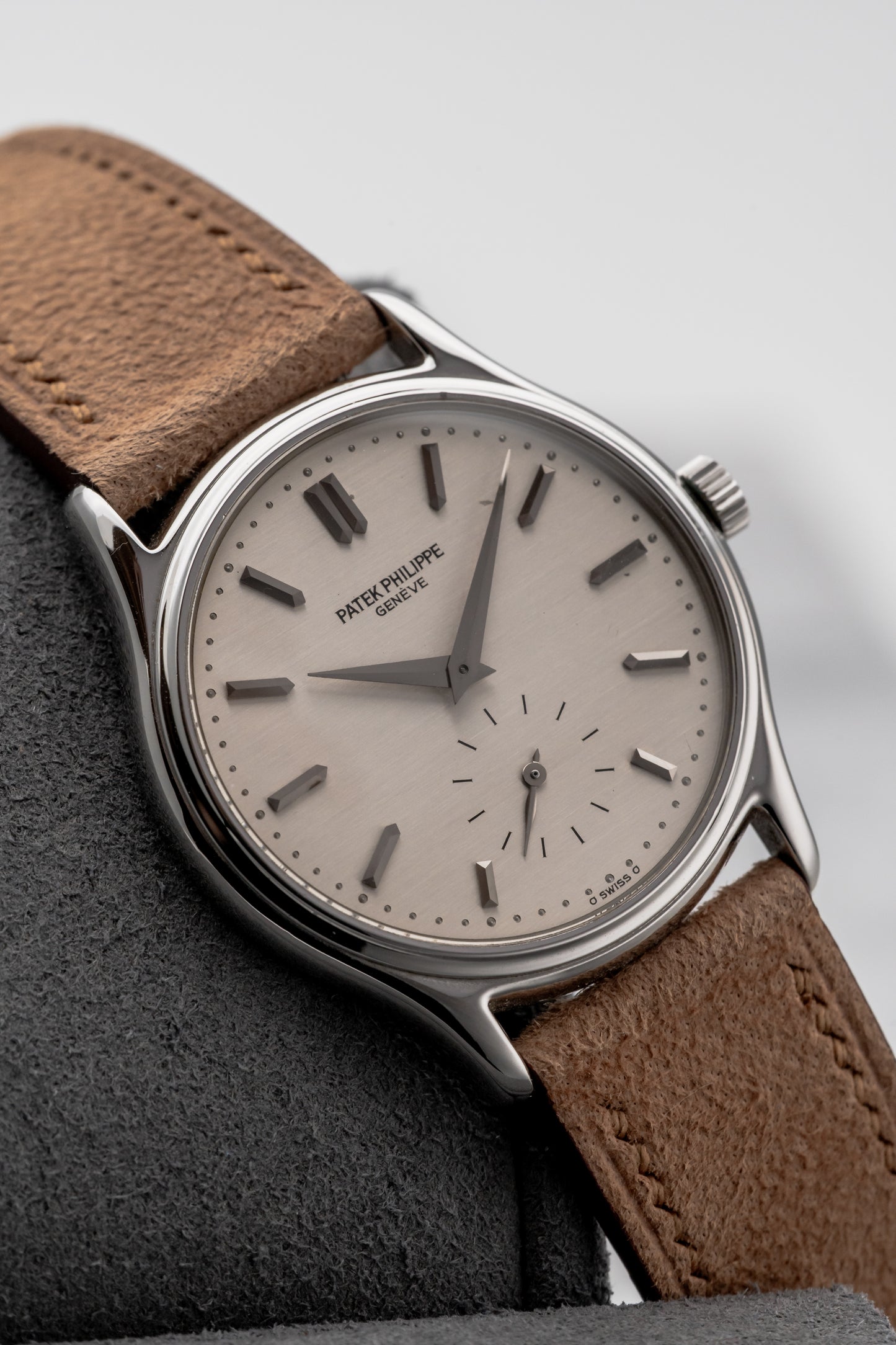 Patek Philippe Calatrava 3923A Silver Dial, Steel