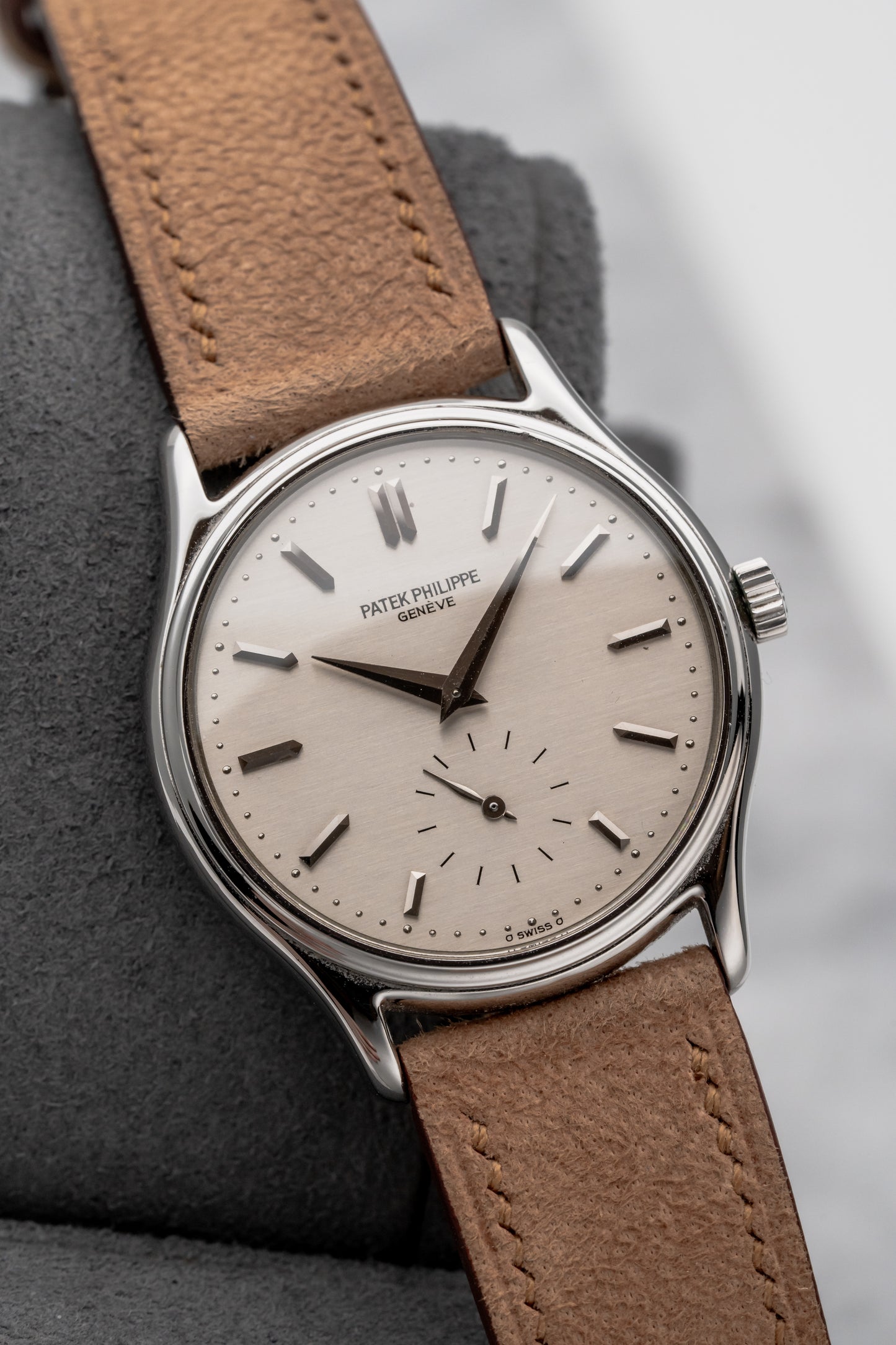 Patek Philippe Calatrava 3923A Silver Dial, Steel