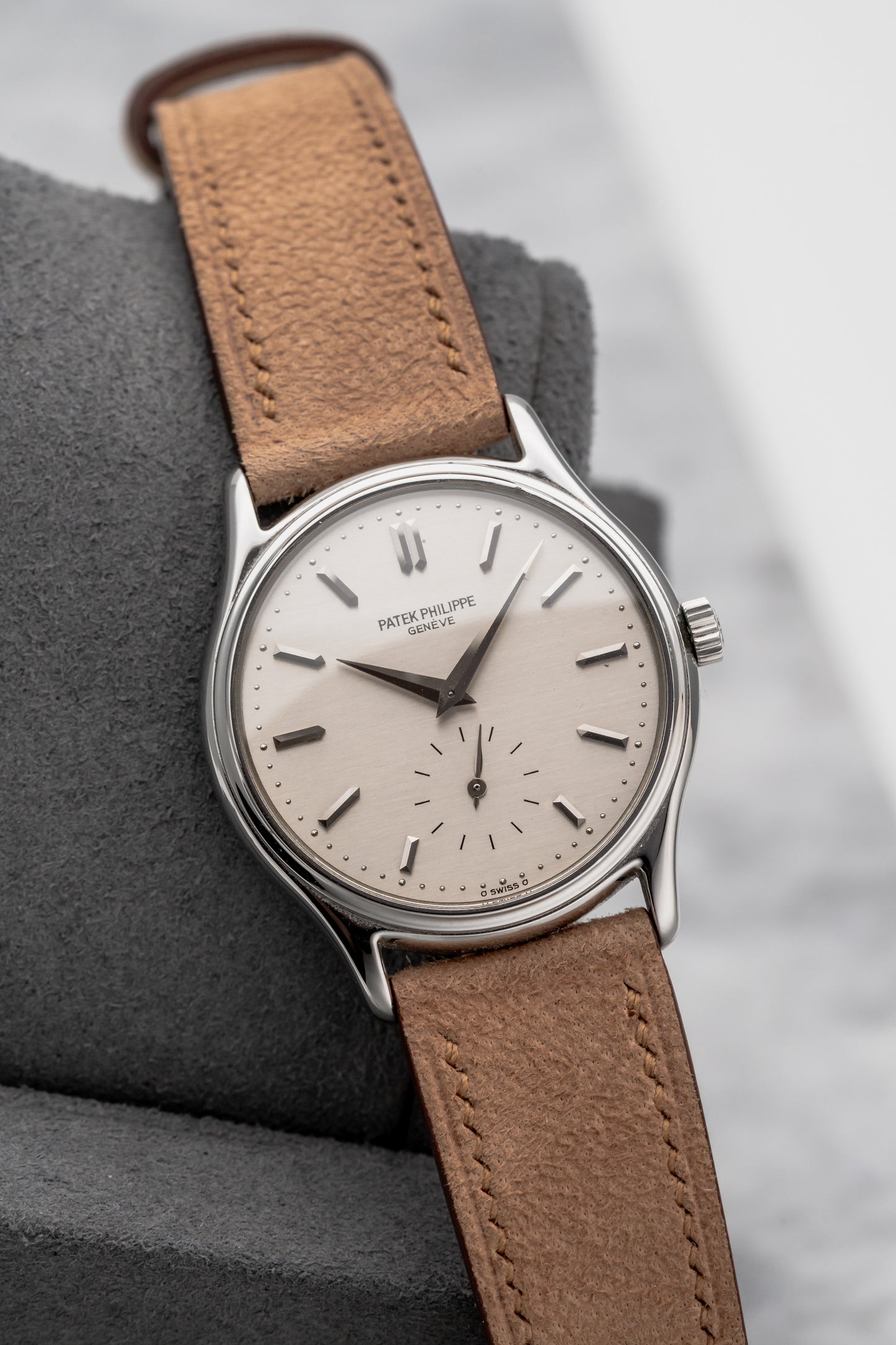 Patek Philippe Calatrava 3923A Silver Dial, Steel