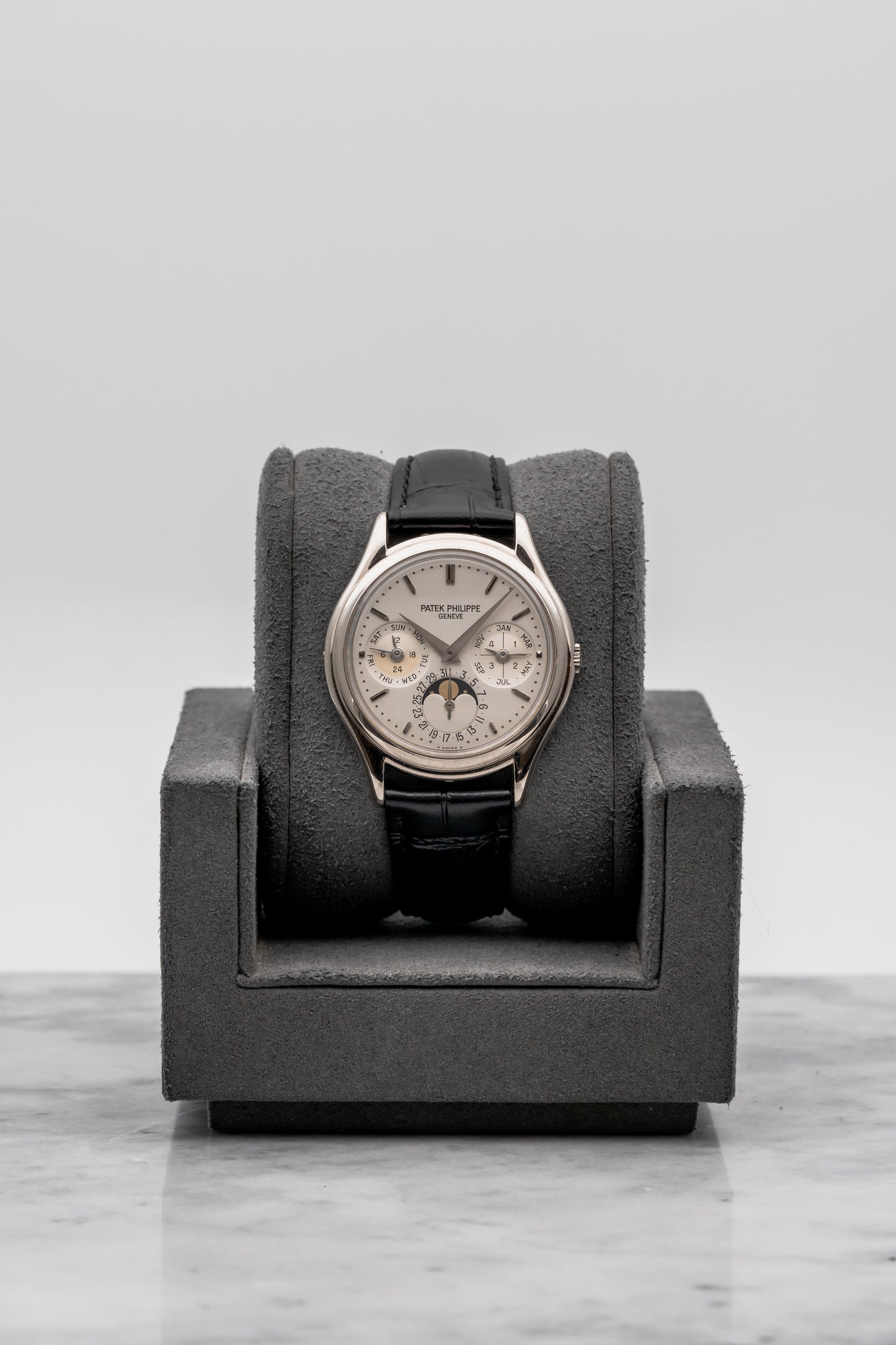 Patek Philippe Perpetual Calendar 3940G Silver Dial
