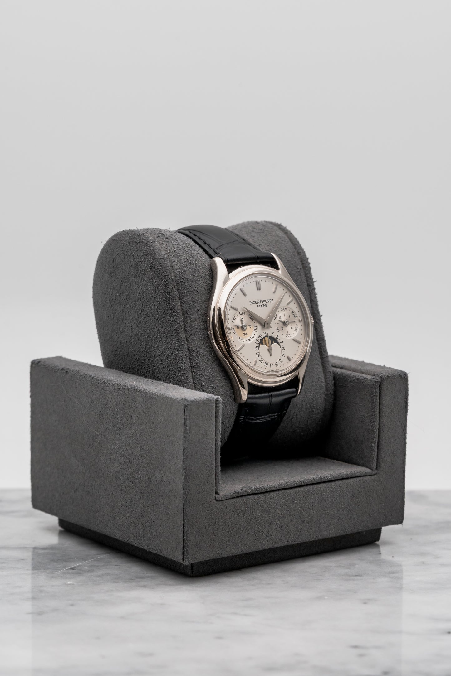 Patek Philippe Perpetual Calendar 3940G Silver Dial