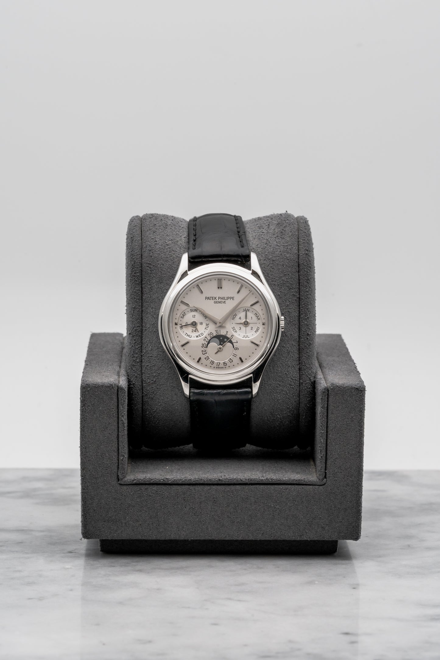 Patek Philippe Perpetual Calendar 3940P, Silver Dial