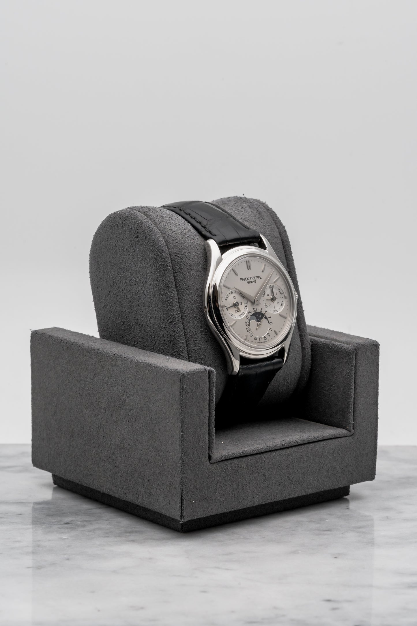 Patek Philippe Perpetual Calendar 3940P, Silver Dial