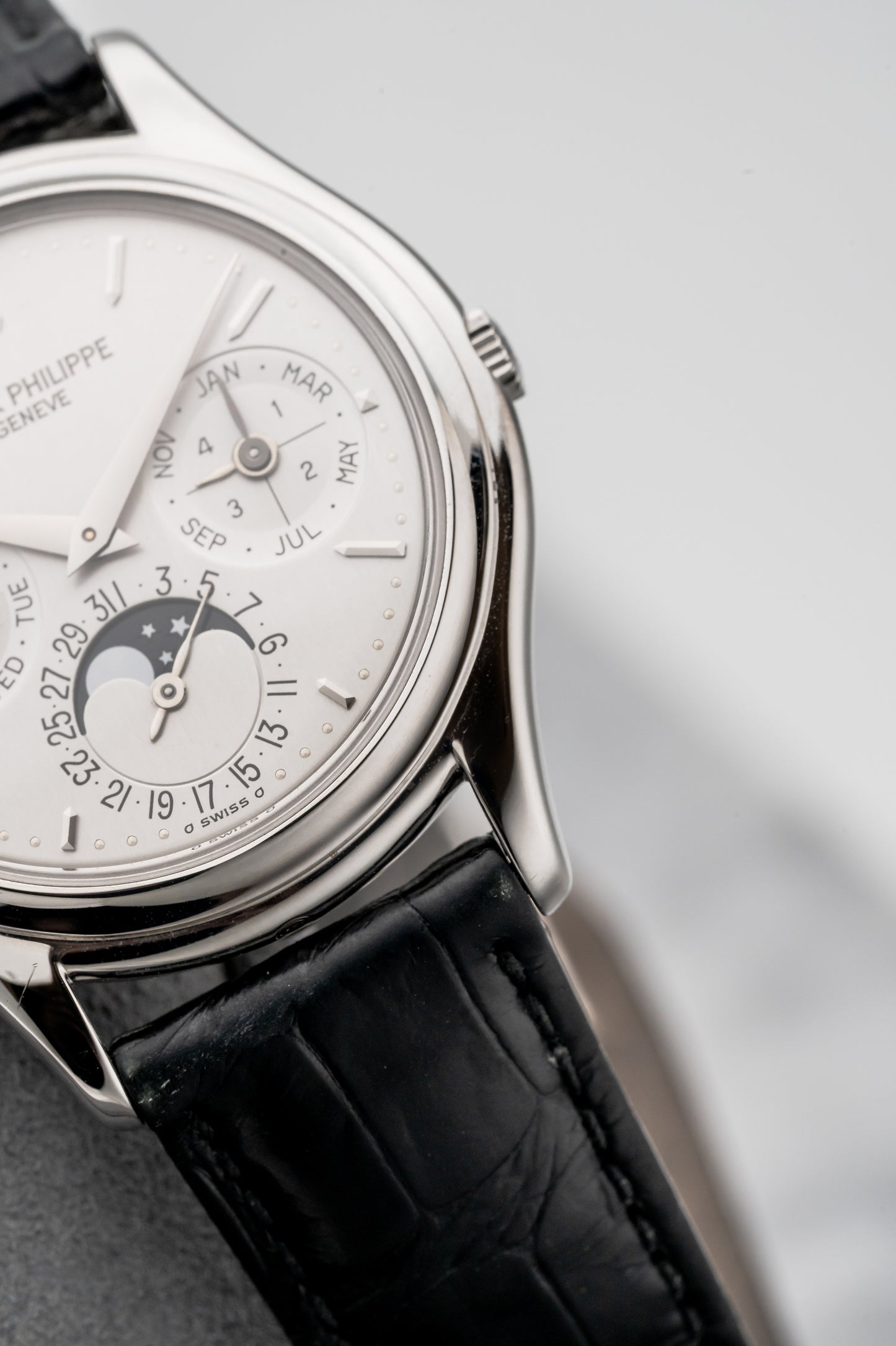 Patek Philippe Perpetual Calendar 3940P, Silver Dial