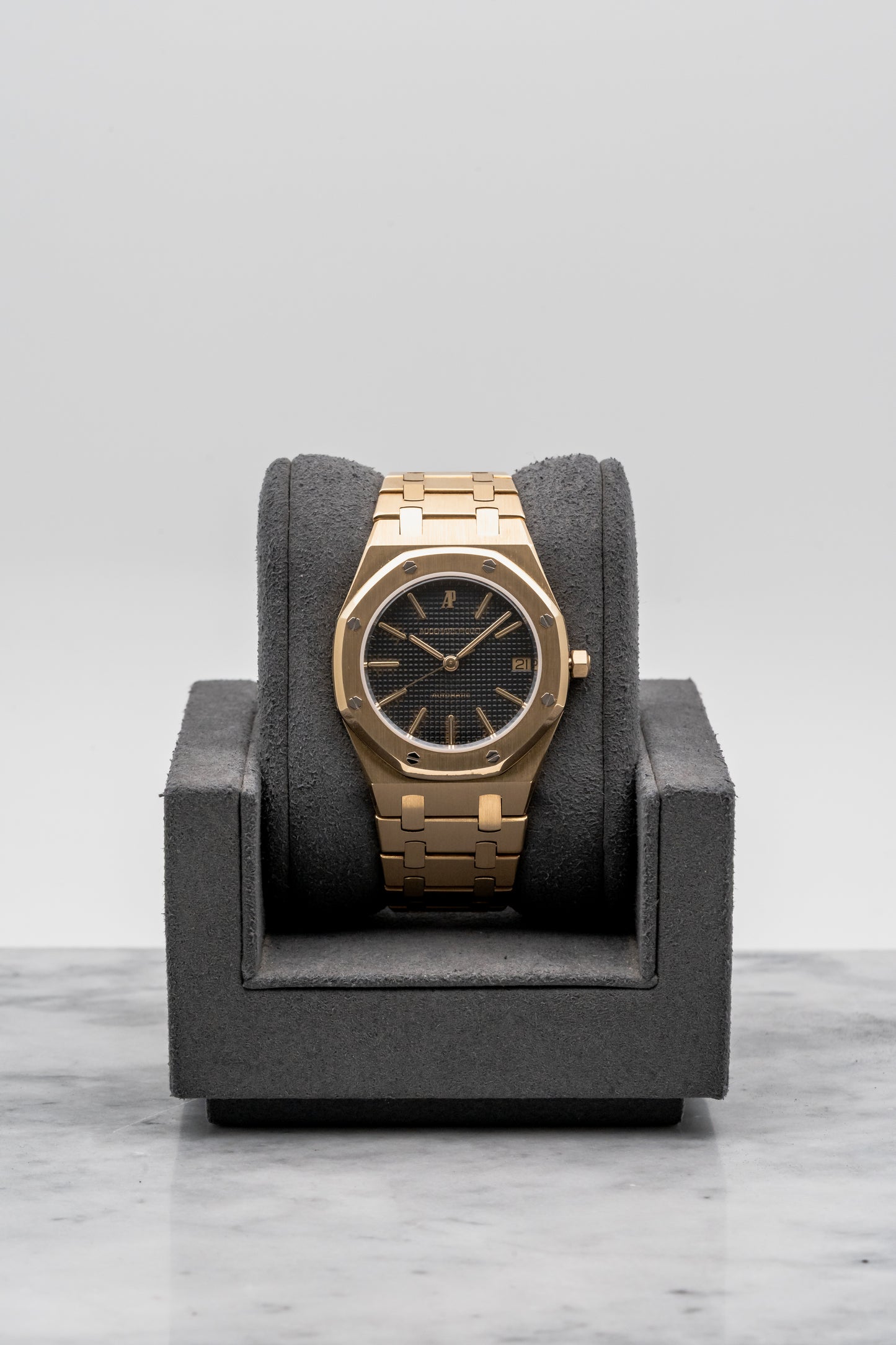 Audemars Piguet Royal Oak 4100BA Grey Petite Tapisserie Dial