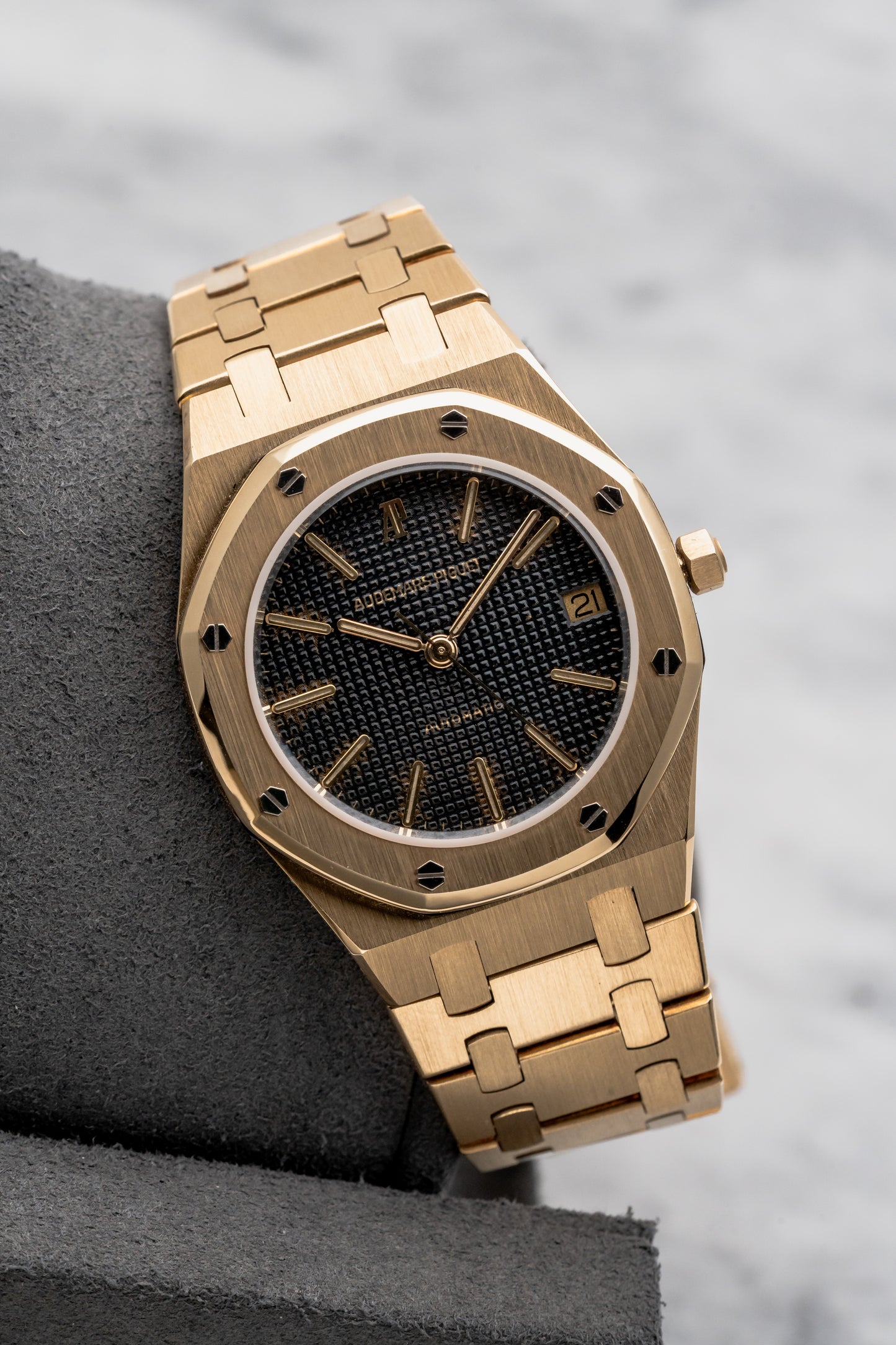 Audemars Piguet Royal Oak 4100BA Grey Petite Tapisserie Dial