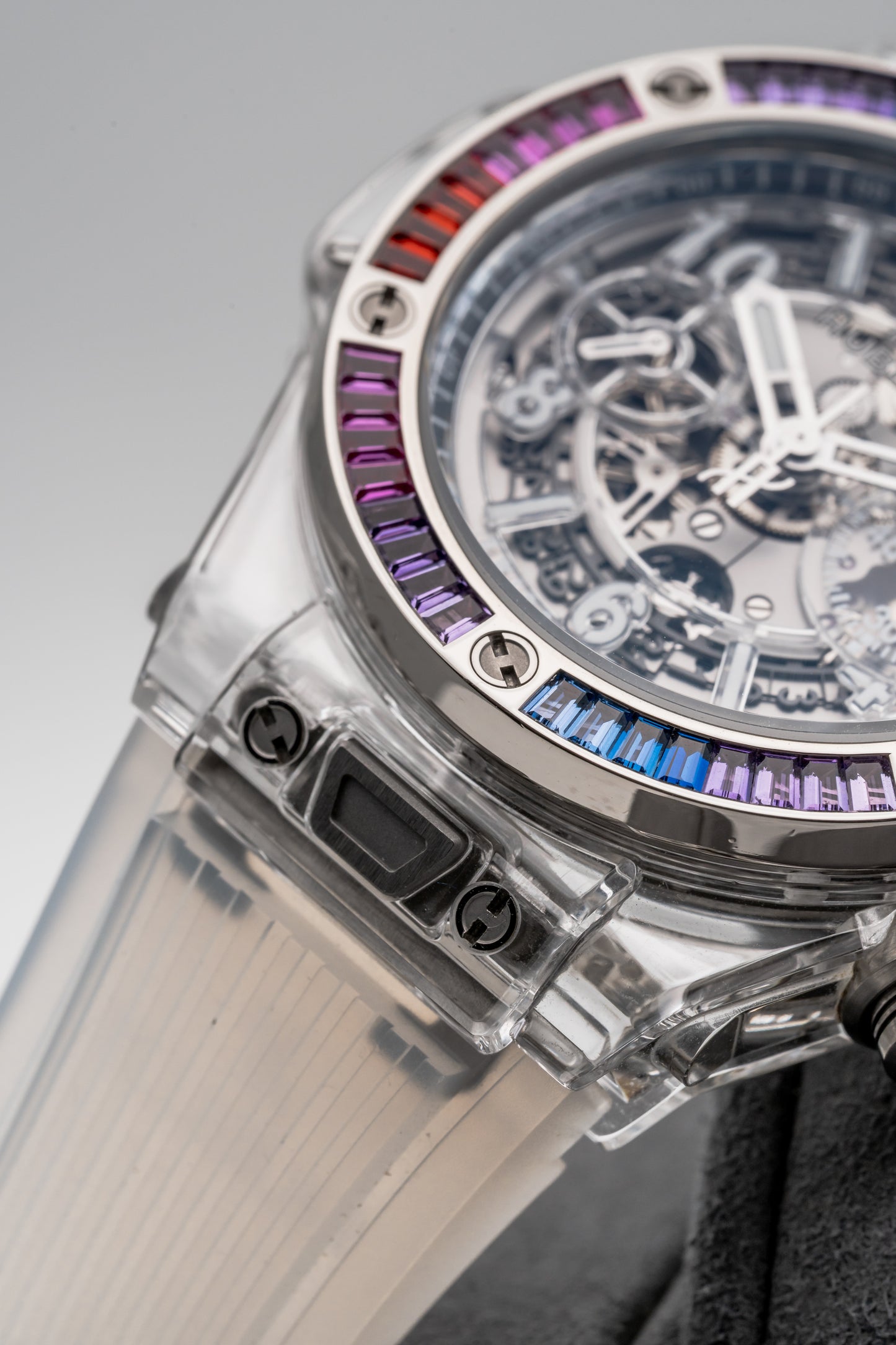 Hublot Big Bang Unico “Galaxy” Sapphire 45mm 411.JX.4803.RT.4098, Skeleton Dial