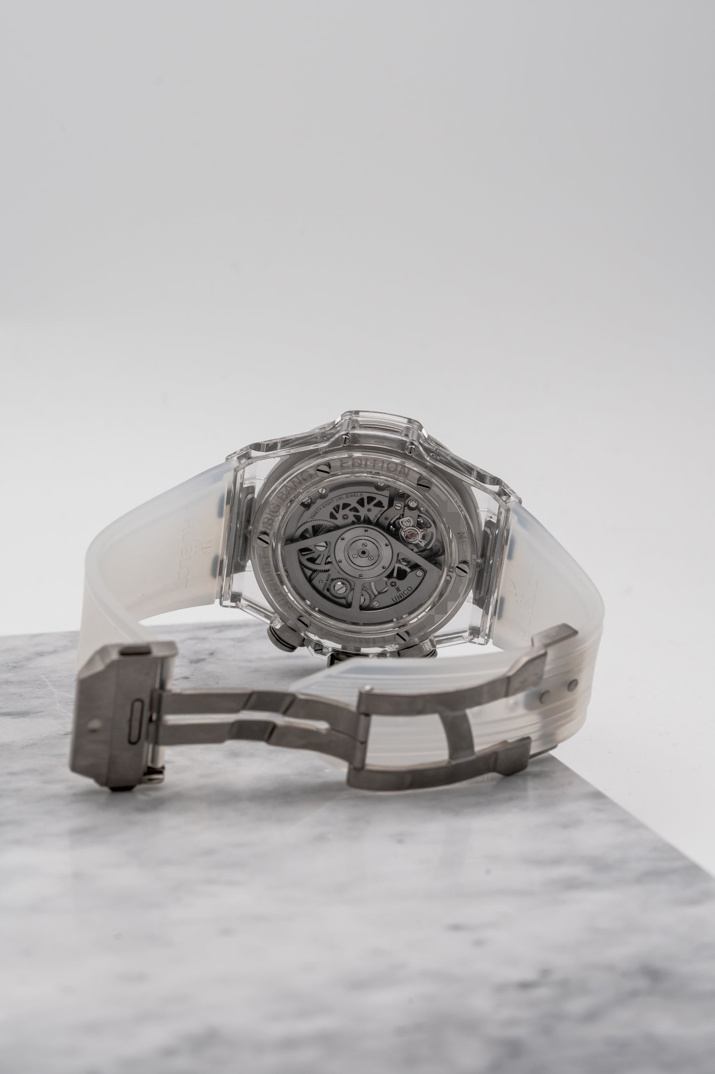 Hublot Big Bang Unico “Galaxy” Sapphire 45mm 411.JX.4803.RT.4098, Skeleton Dial
