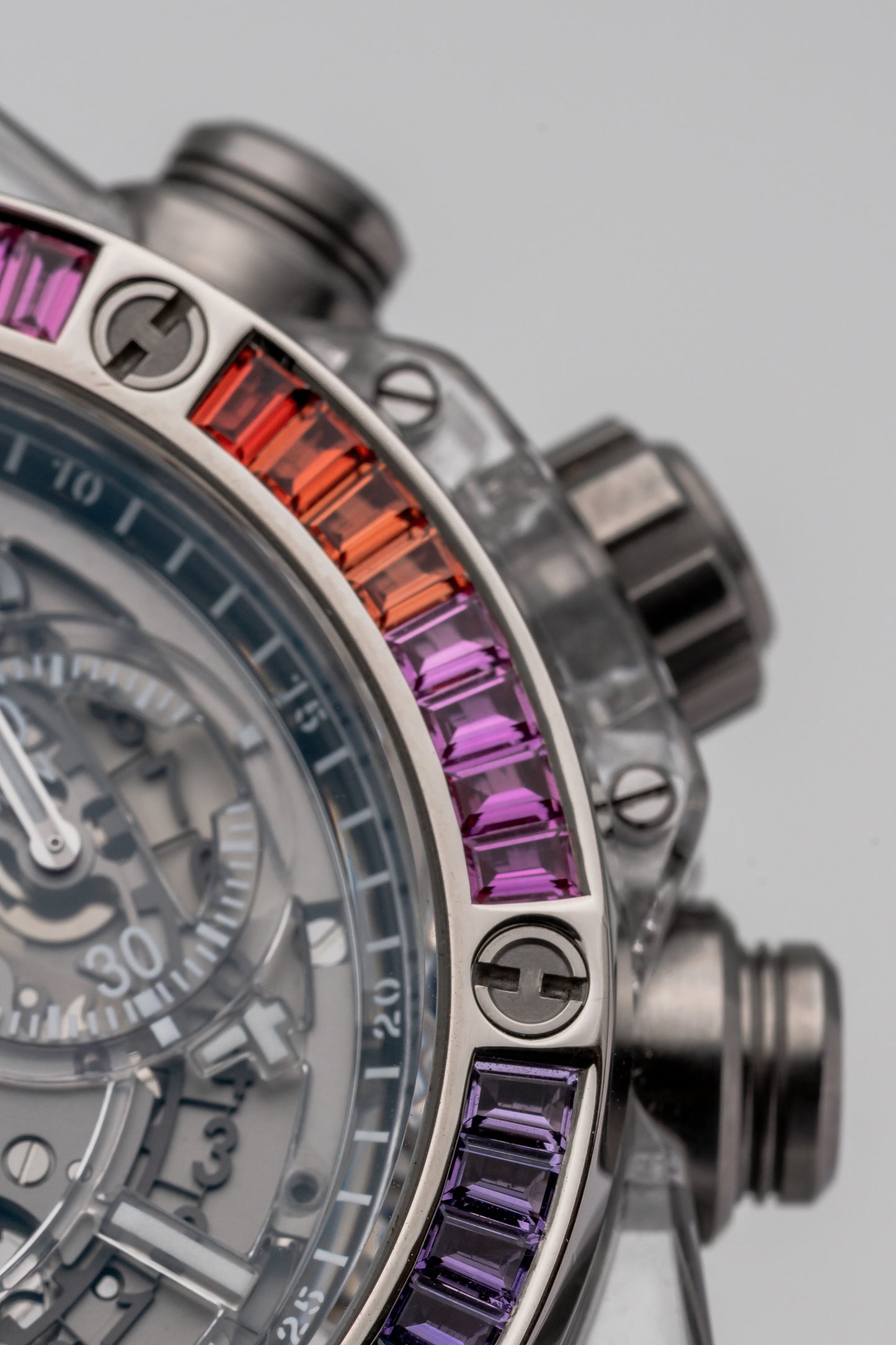 Hublot Big Bang Unico “Galaxy” Sapphire 45mm 411.JX.4803.RT.4098, Skeleton Dial