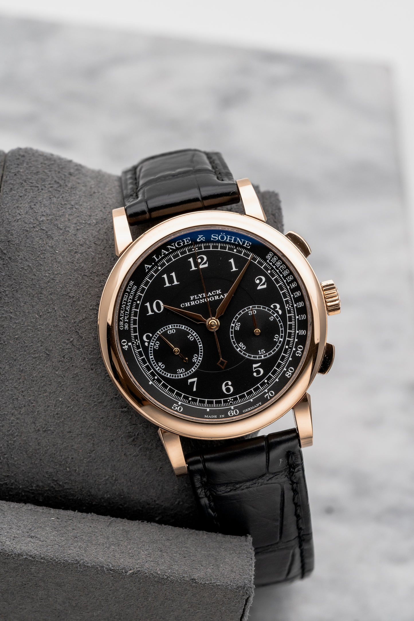 A. Lange & Söhne 1815 Chronograph 414.031 Black Dial
