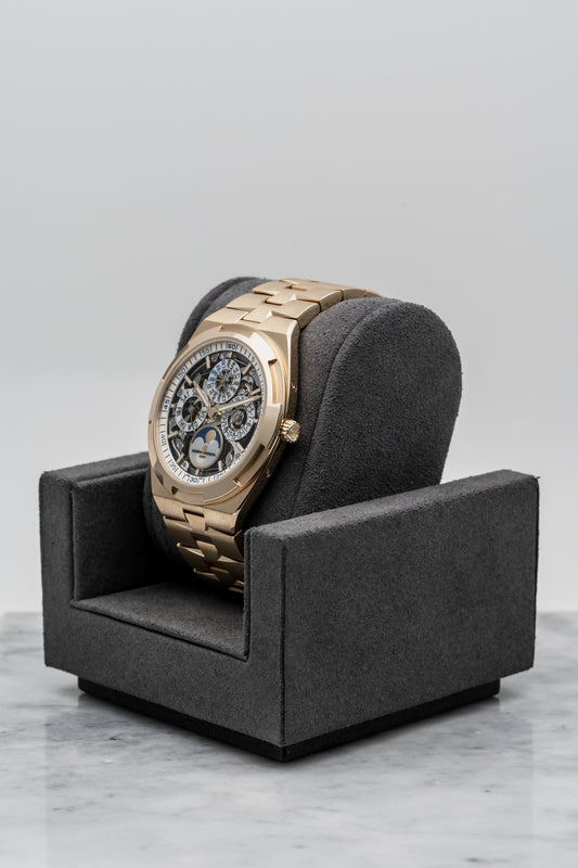 Vacheron Constantin Overseas Perpetual Calendar Ultra-Thin Skeleton 4300V/120R-B547 18K Rose Gold