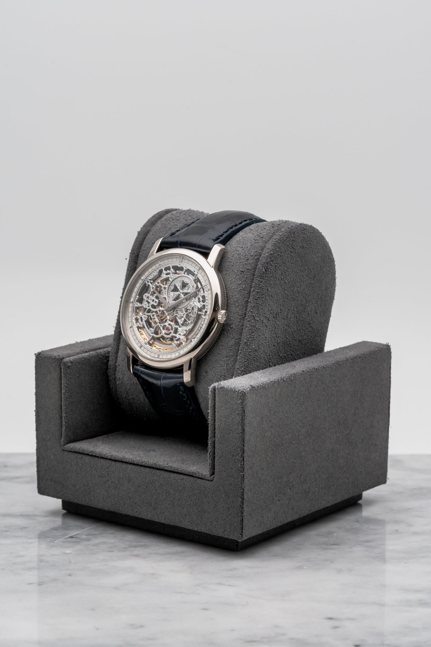 Vacheron Constantin Traditionnelle Skeleton 43178/000G-9393 Silver Skeleton Dial