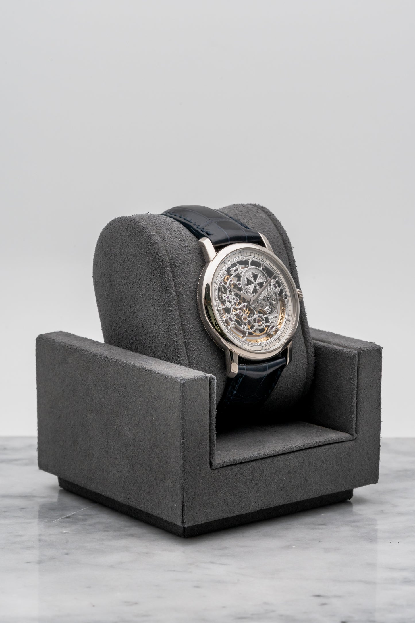 Vacheron Constantin Traditionnelle Skeleton 43178/000G-9393 Silver Skeleton Dial