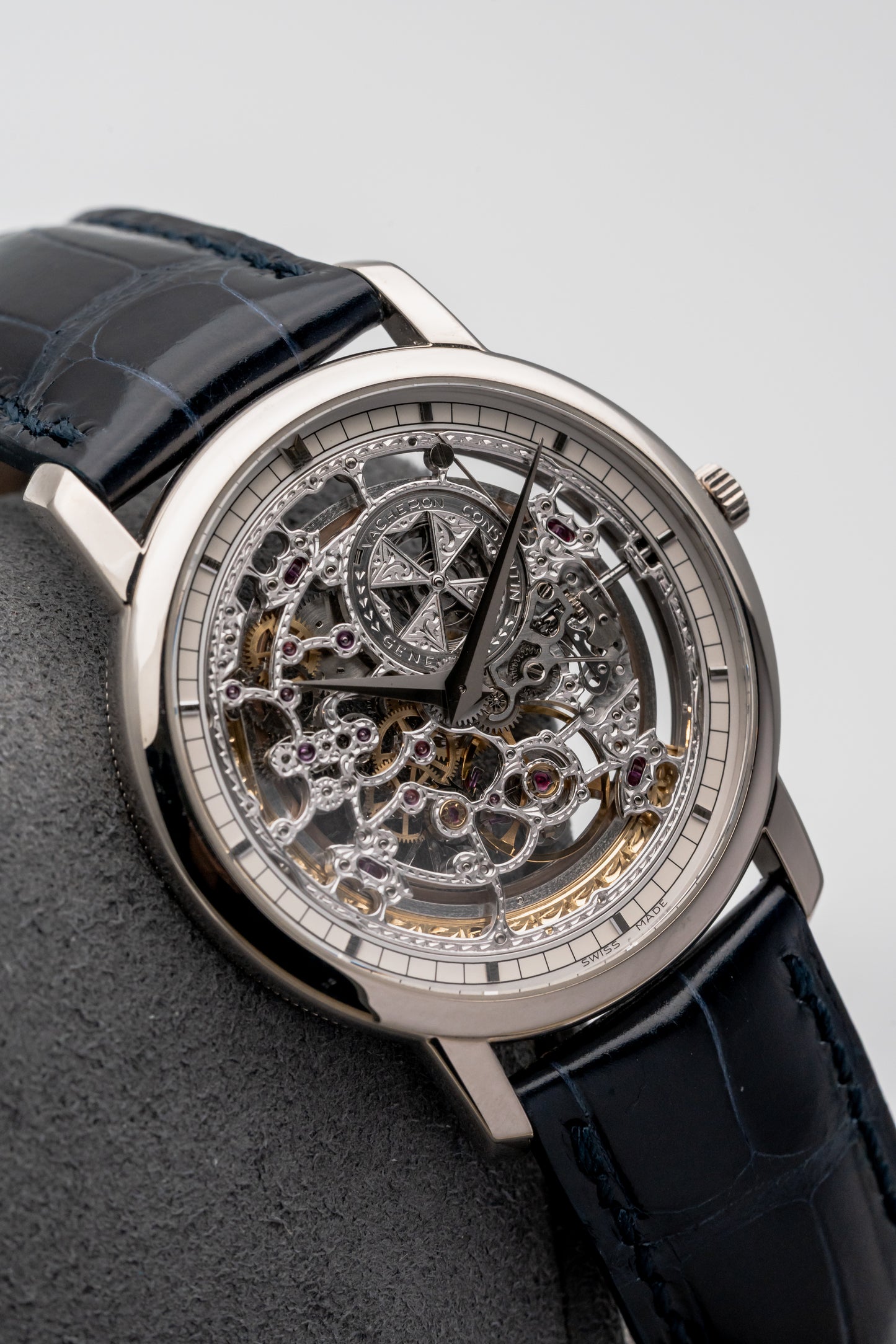 Vacheron Constantin Traditionnelle Skeleton 43178/000G-9393 Silver Skeleton Dial