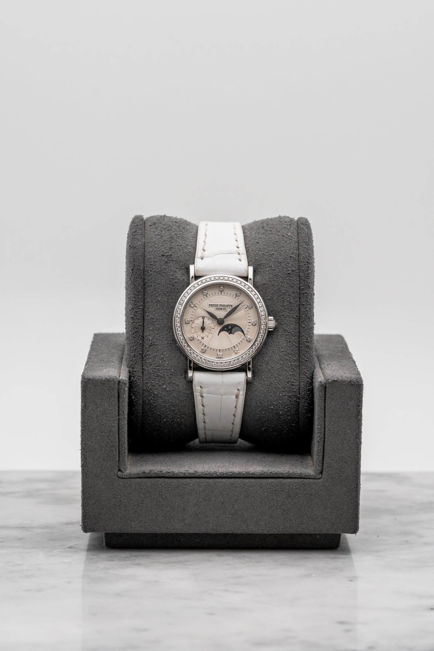 Patek Philippe Calatrava Ladies 4858G Silver Dial