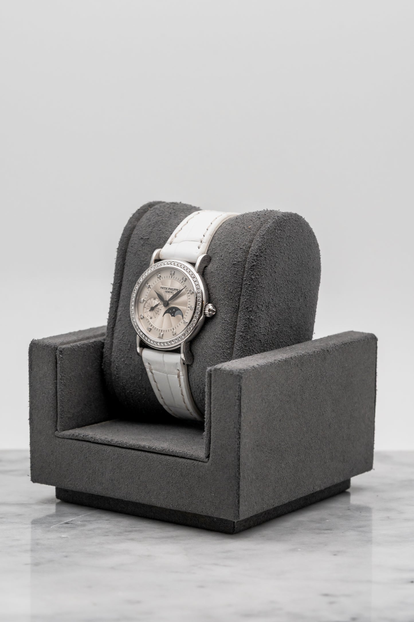 Patek Philippe Calatrava Ladies 4858G Silver Dial