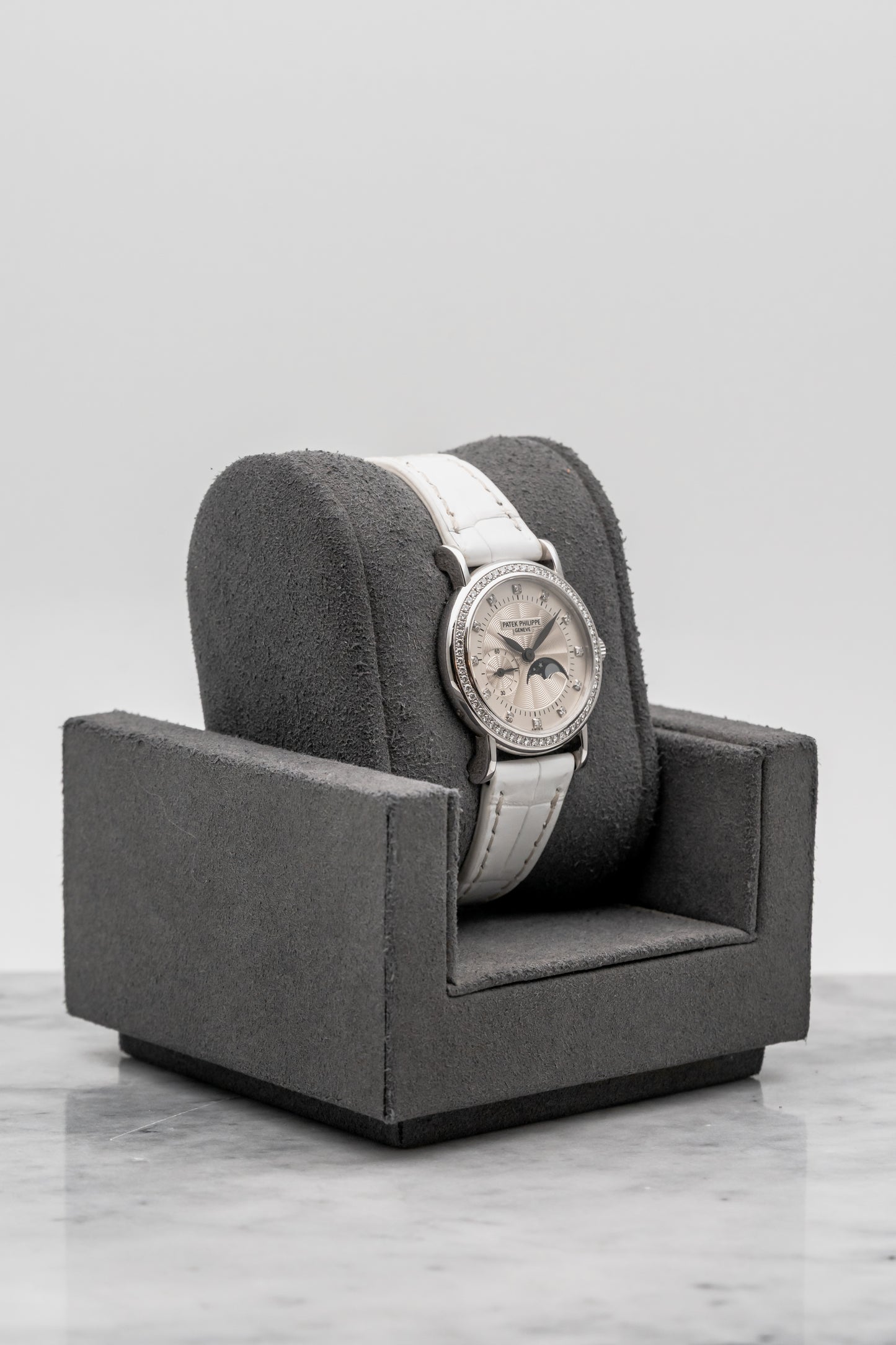Patek Philippe Calatrava Ladies 4858G Silver Dial