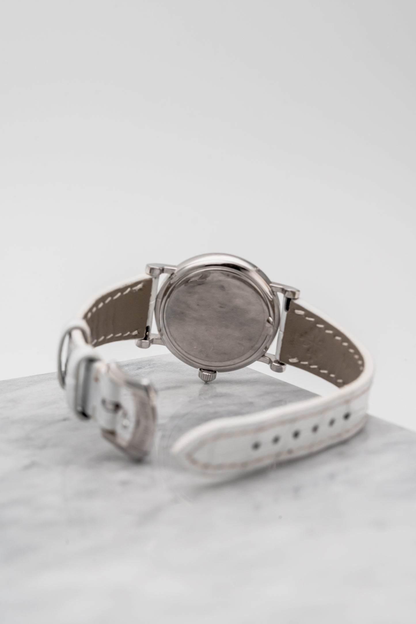 Patek Philippe Calatrava Ladies 4858G Silver Dial