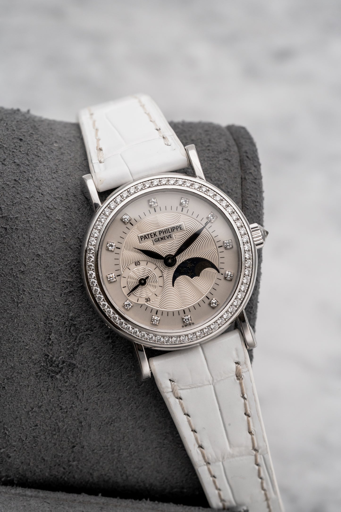Patek Philippe Calatrava Ladies 4858G Silver Dial
