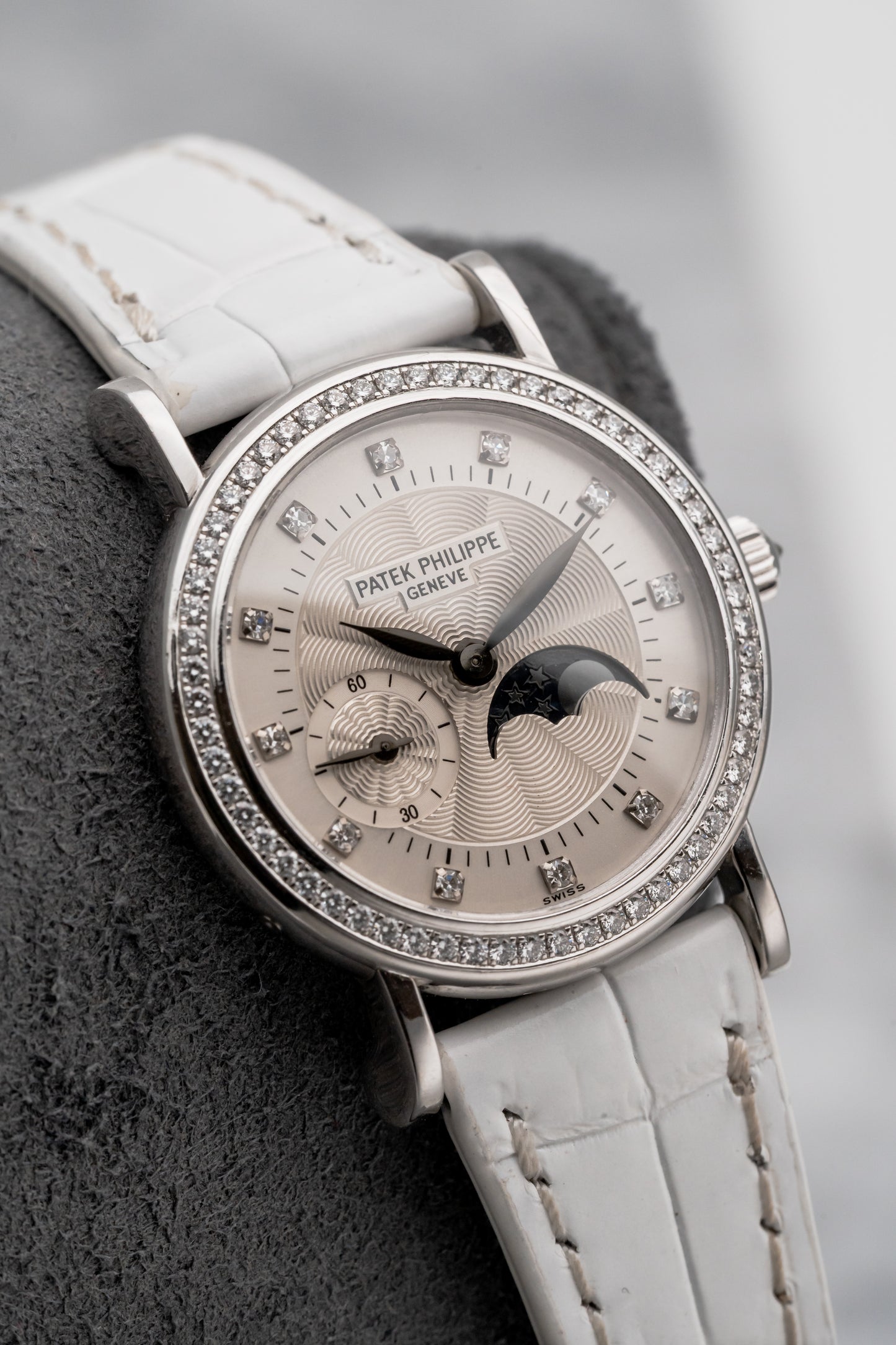 Patek Philippe Calatrava Ladies 4858G Silver Dial