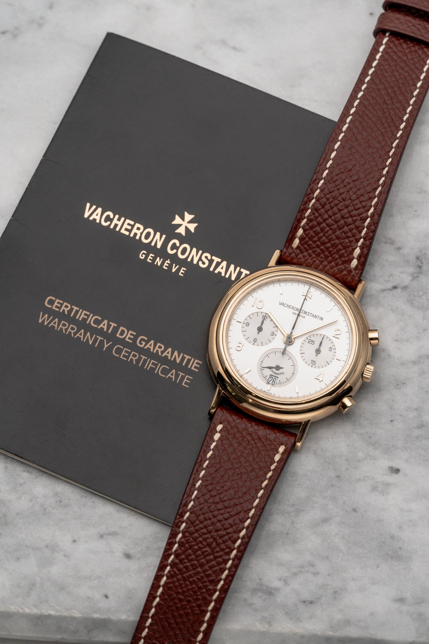Vacheron Constantin Les Historiques Chronograph 49003/000J Silver Dial