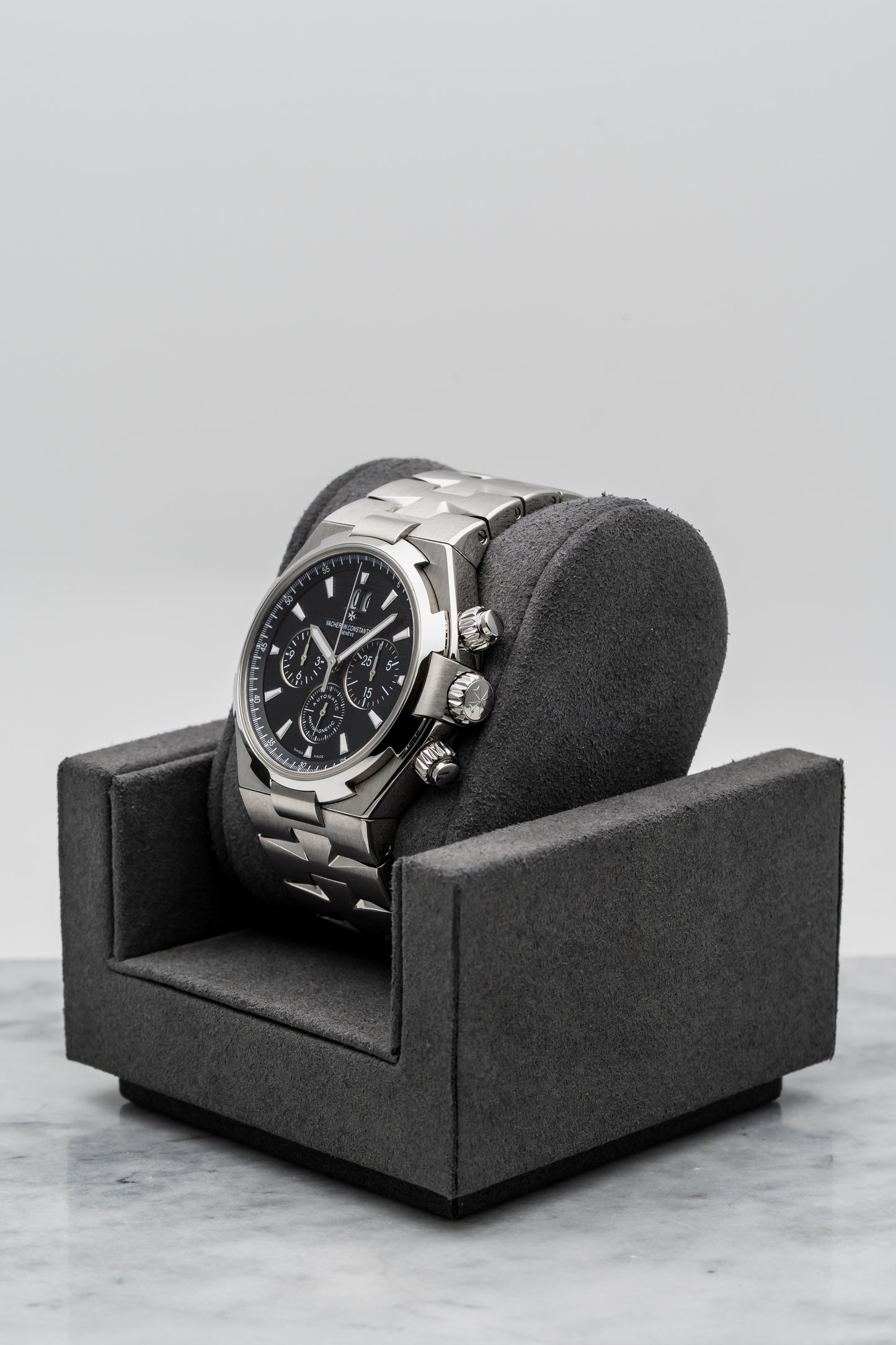 Vacheron Constantin Overseas Chronograph 49150/B01A-9097 Black Dial, Stainless Steel
