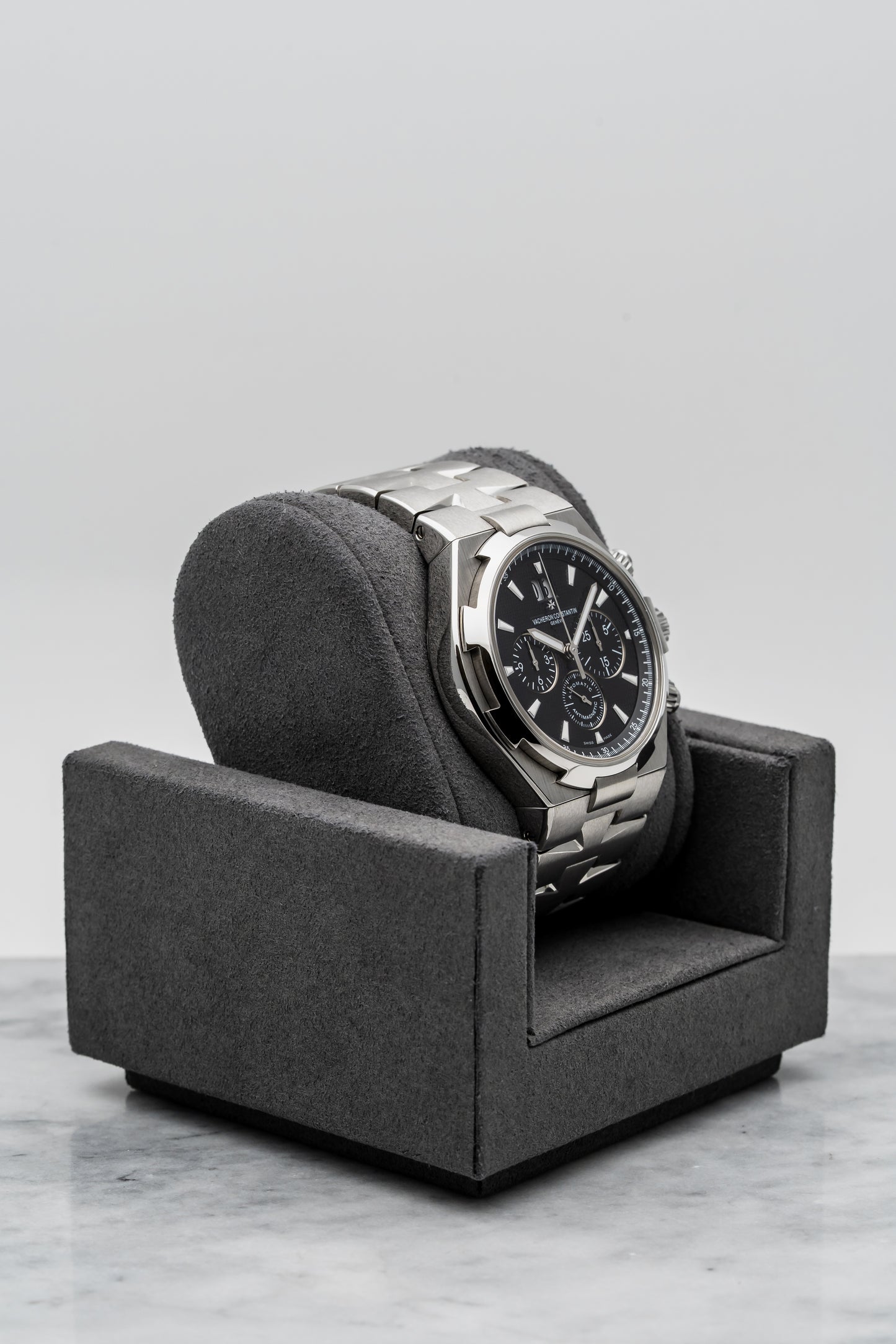 Vacheron Constantin Overseas Chronograph 49150/B01A-9097 Black Dial, Stainless Steel