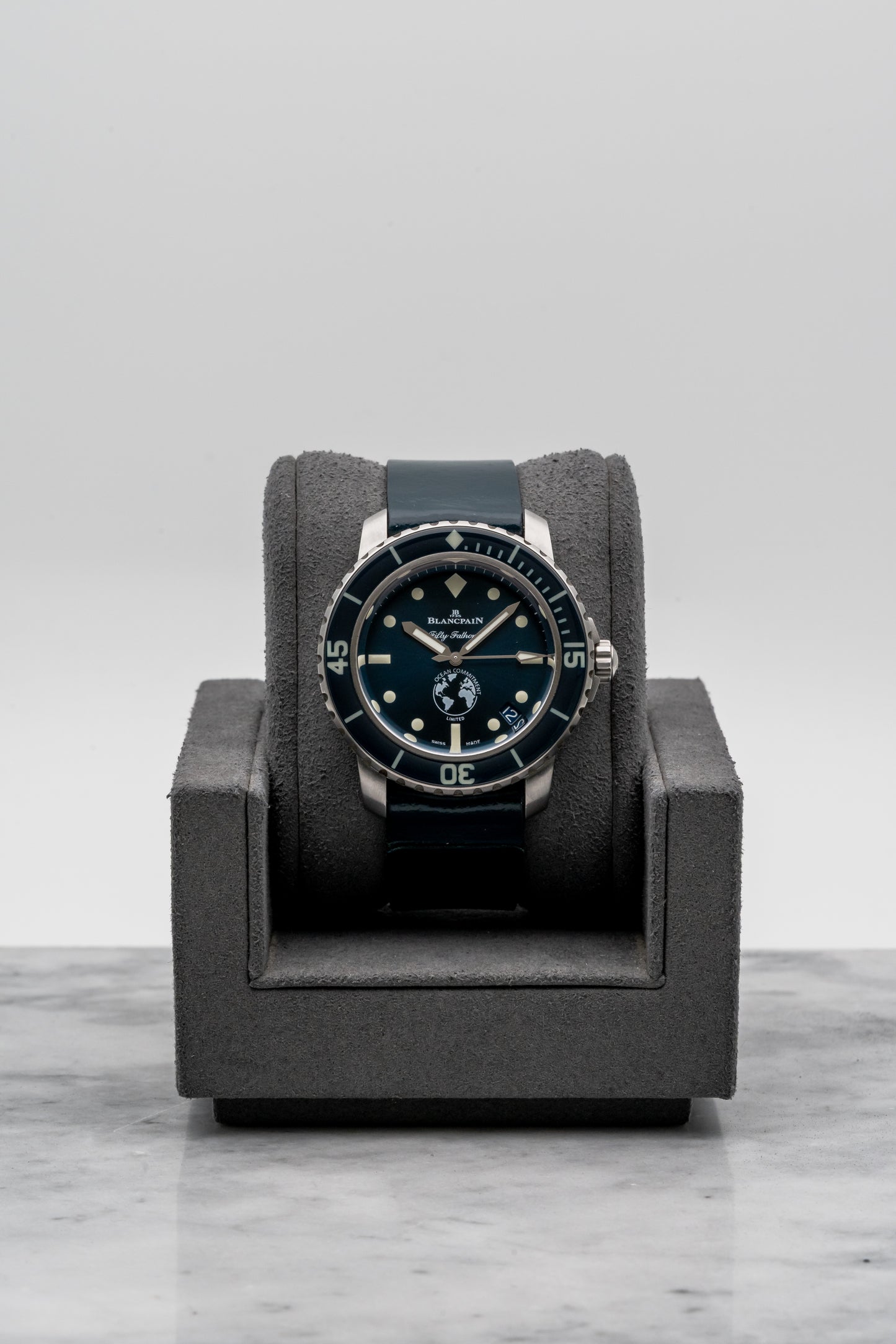 Blancpain Fifty Fathoms “Ocean Commitment” 5008-11B40-52A, Blue Dial