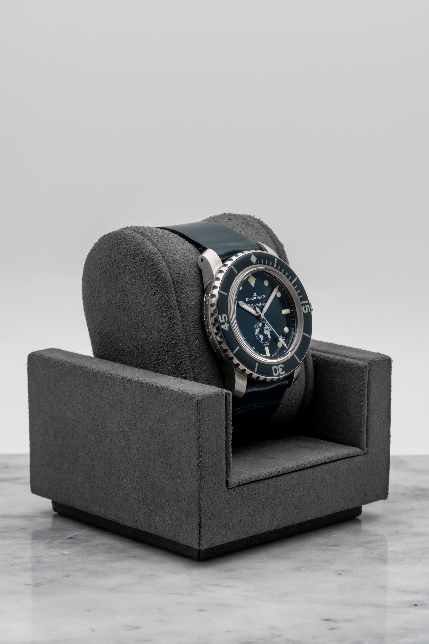 Blancpain Fifty Fathoms “Ocean Commitment” 5008-11B40-52A, Blue Dial