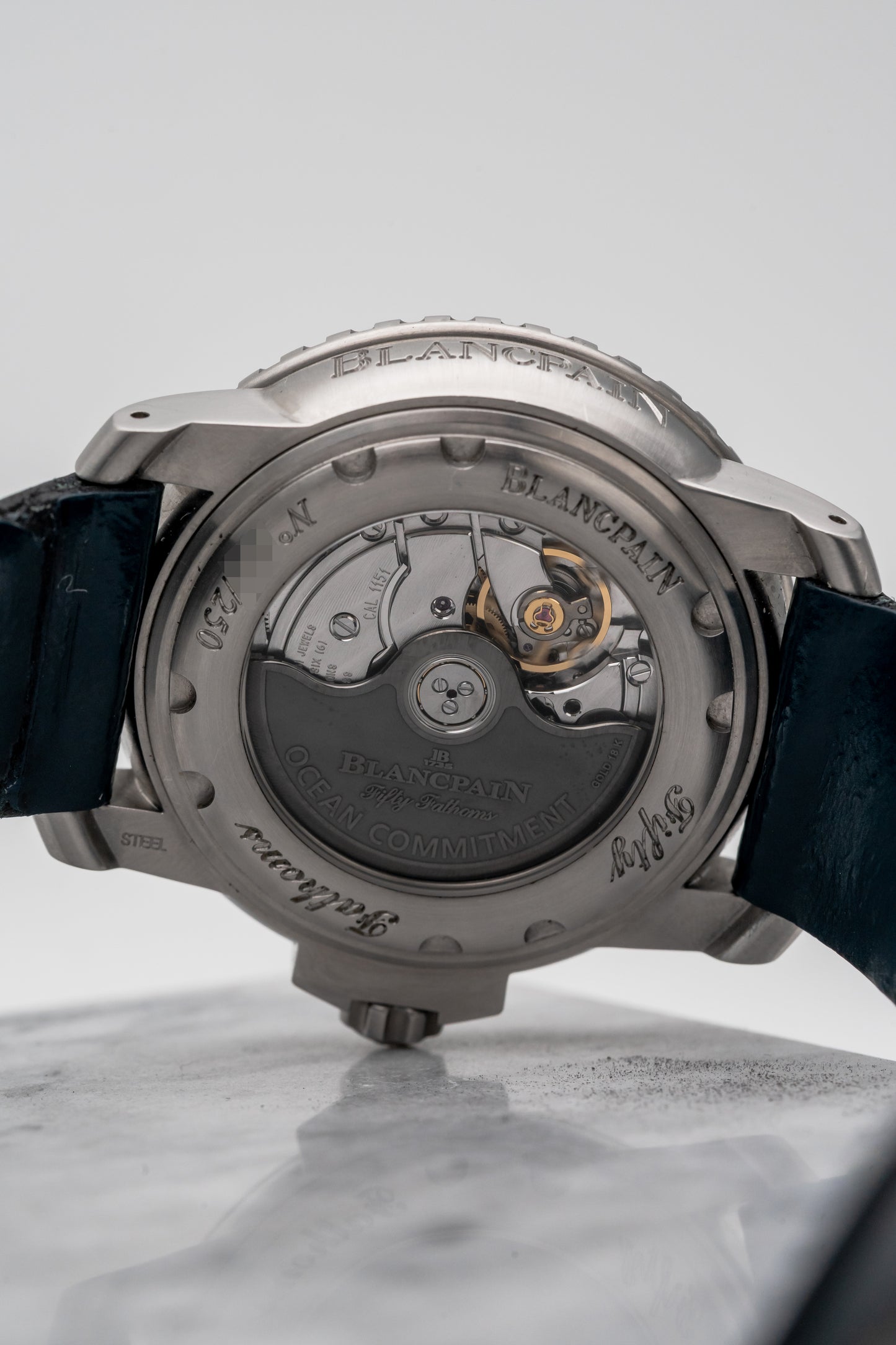 Blancpain Fifty Fathoms “Ocean Commitment” 5008-11B40-52A, Blue Dial